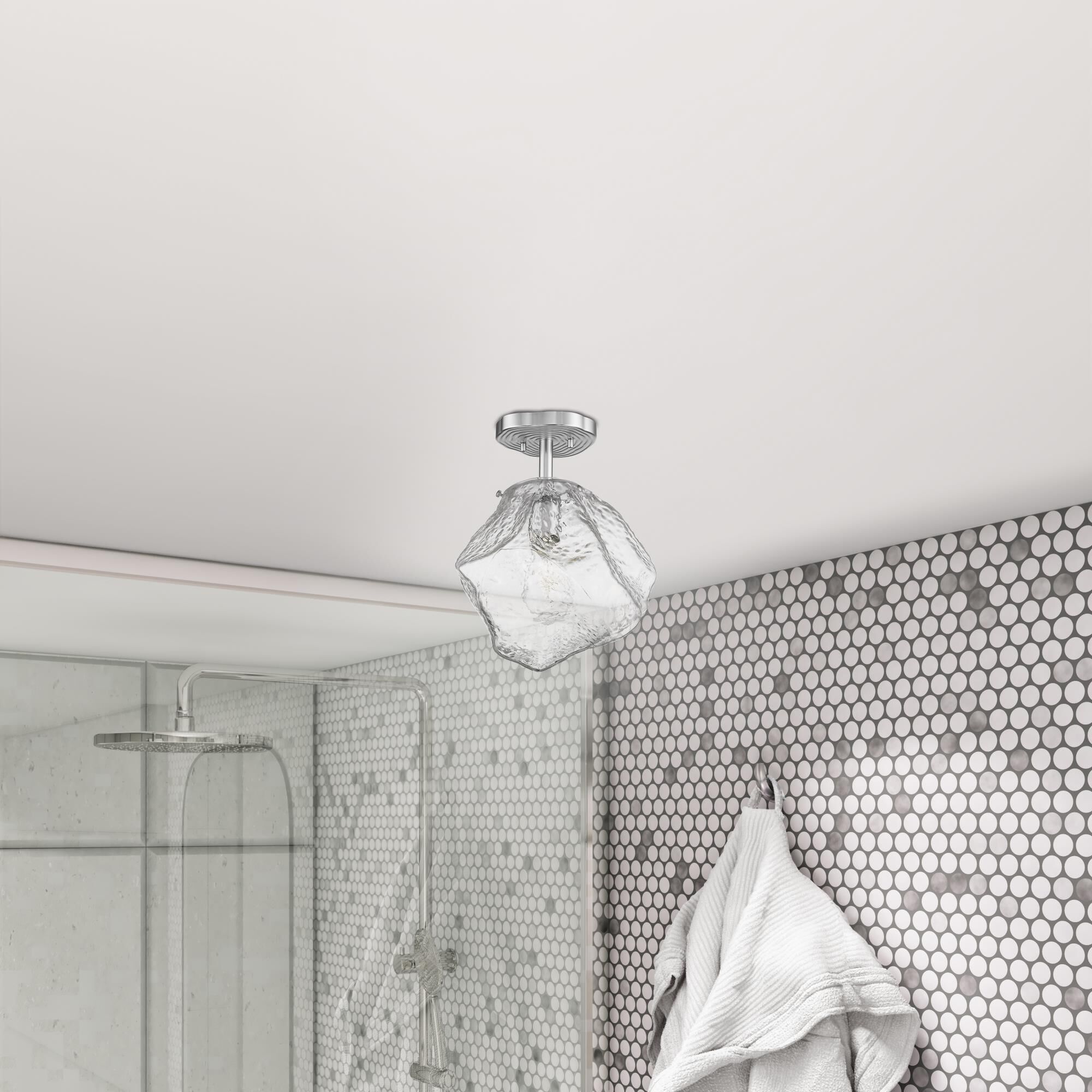 Boulder 10 Inch 1 Light LED Semi Flush Mount by Access Lighting