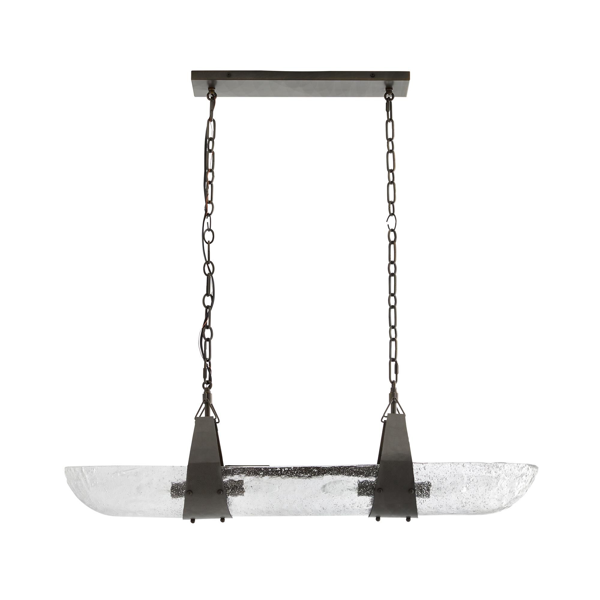 Mykonos 37 Inch 4 Light Linear Suspension Light by Arteriors Home