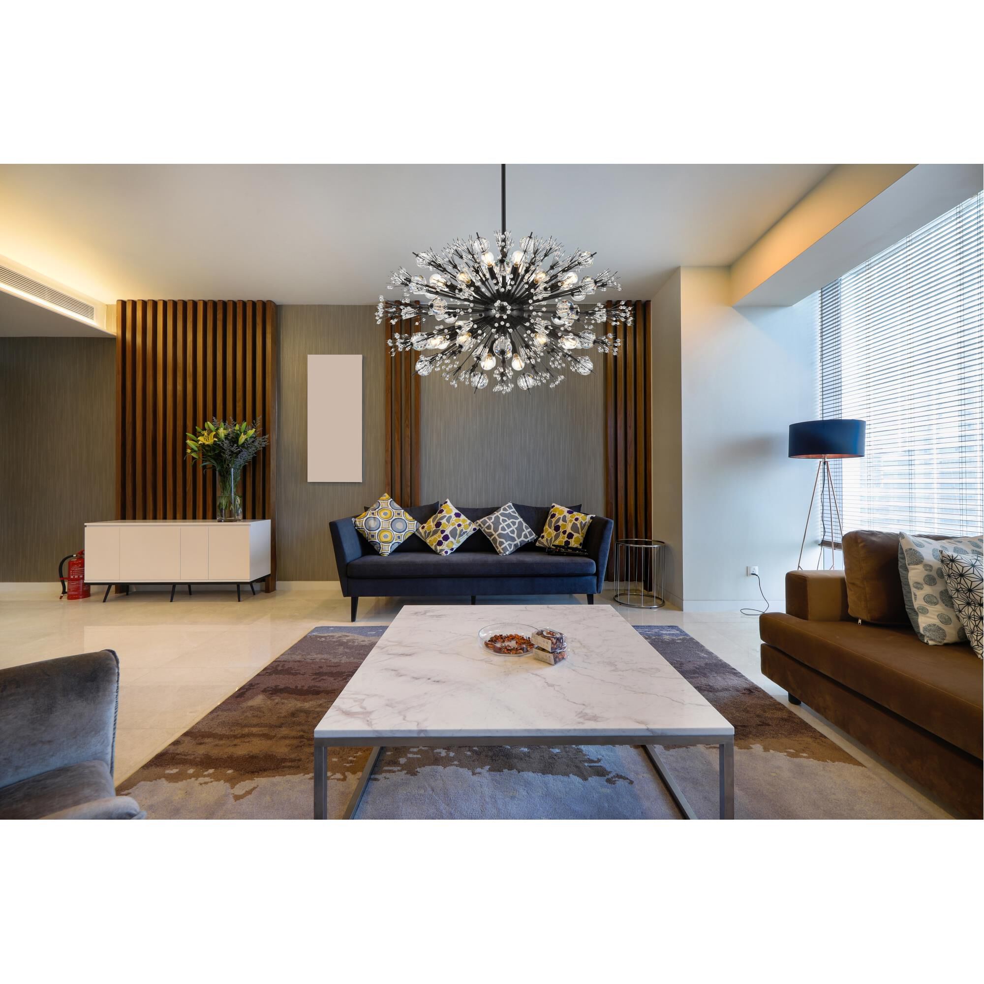 Vera 36 Inch Large Pendant by Elegant Lighting