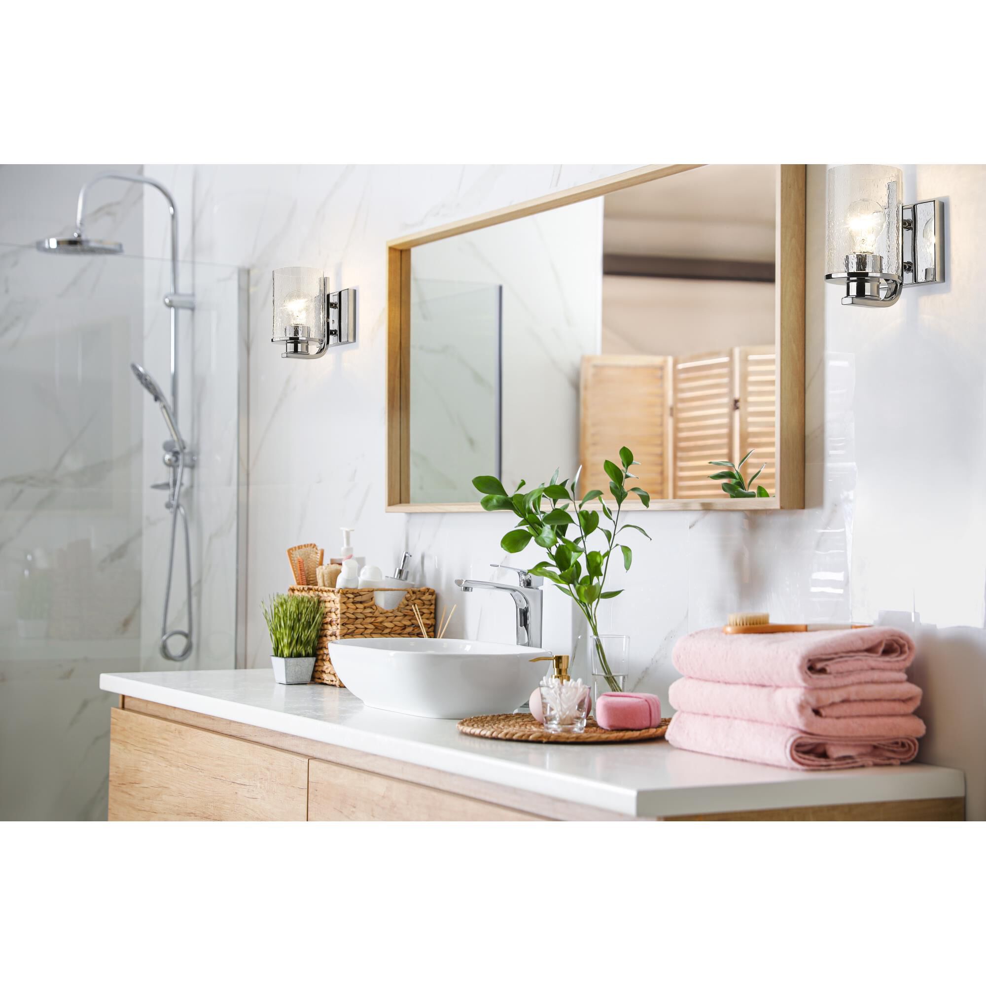 Shown in Chrome finish