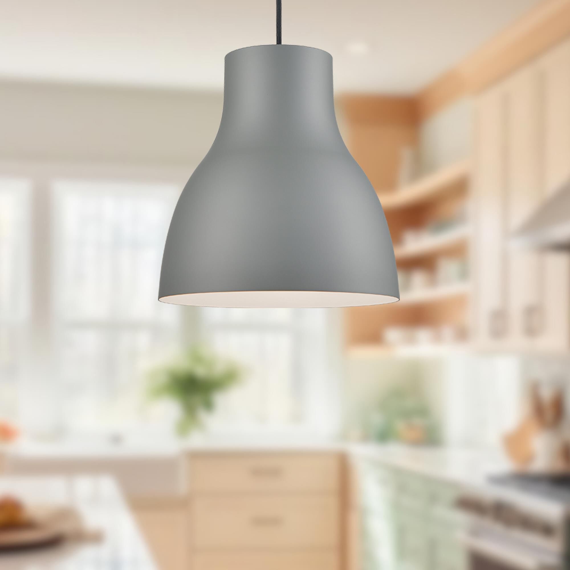 Shown in Gray finish and Aluminium shade