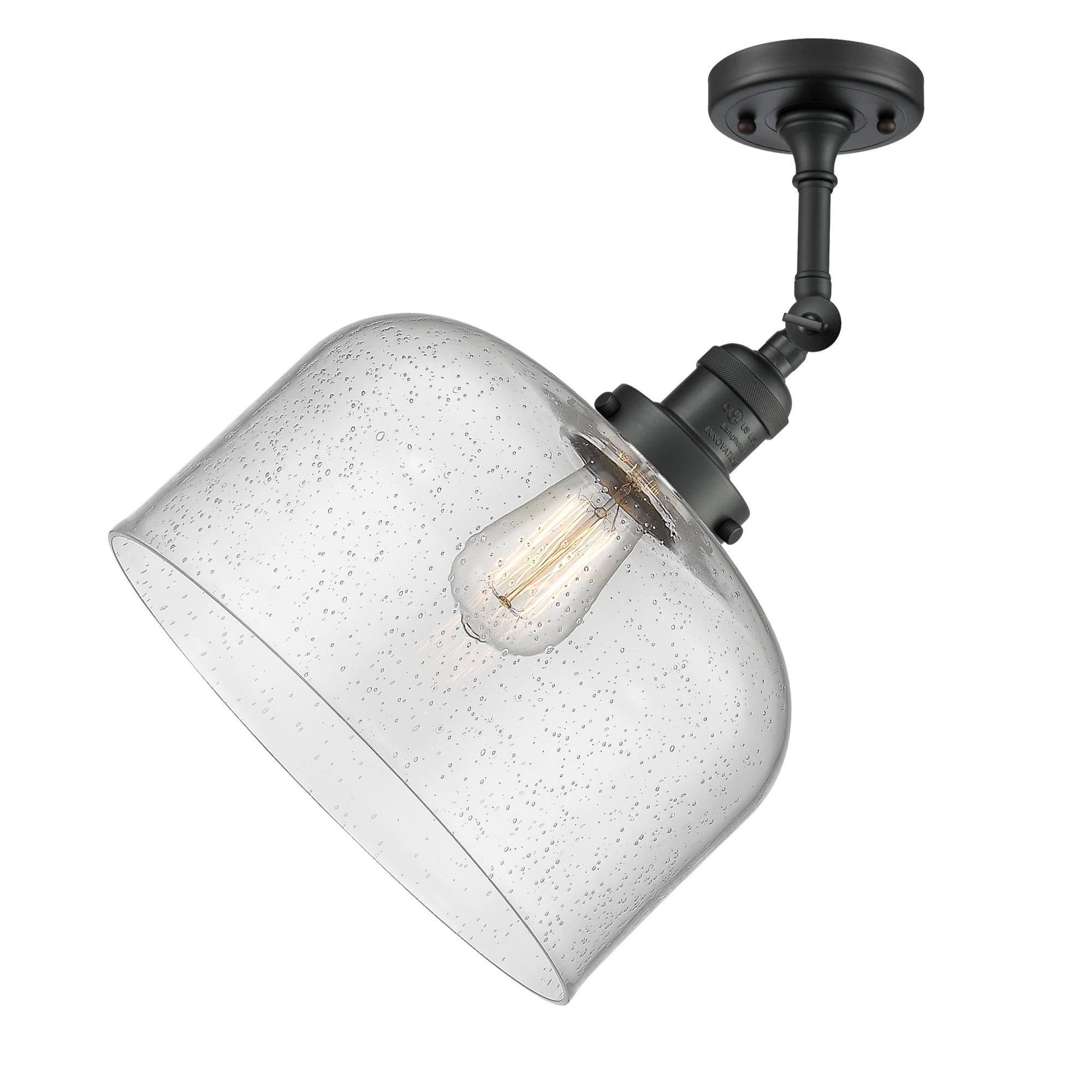 Bruno Marashlian Bell 12 Inch 1 Light Semi Flush Mount by Innovations Lighting