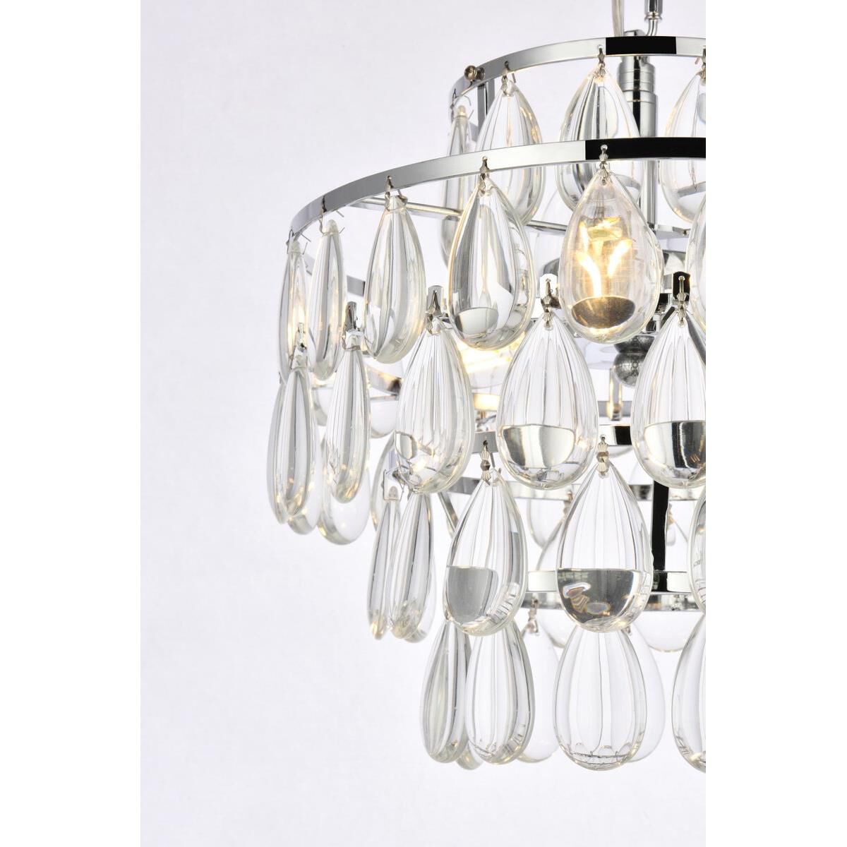 Mila 12 Inch Mini Pendant by Elegant Lighting