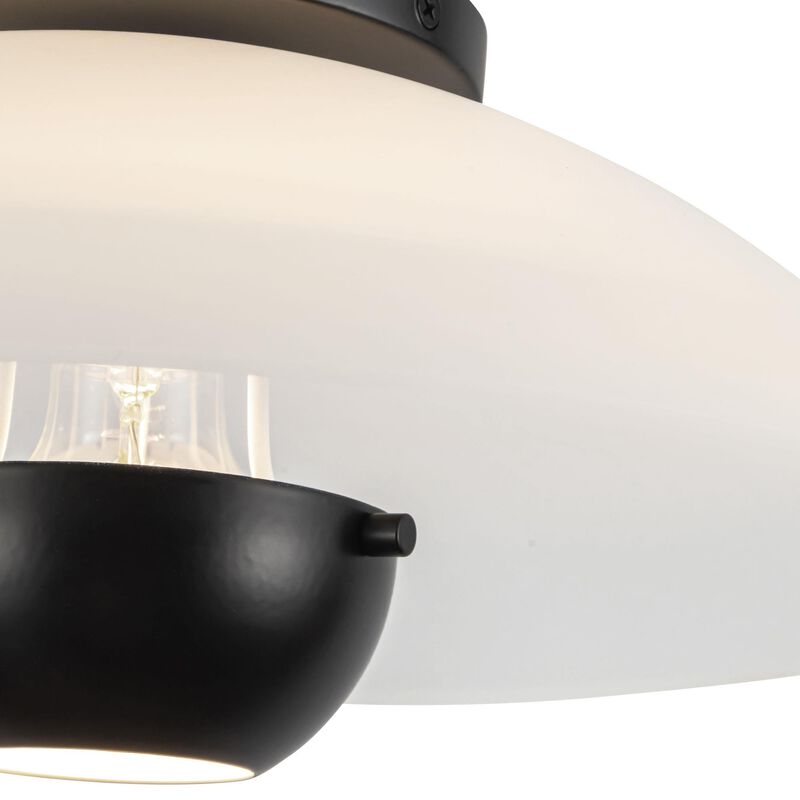 Ryan Pauly Umbra 14 Inch Semi Flush Mount by Kuzco Lighting