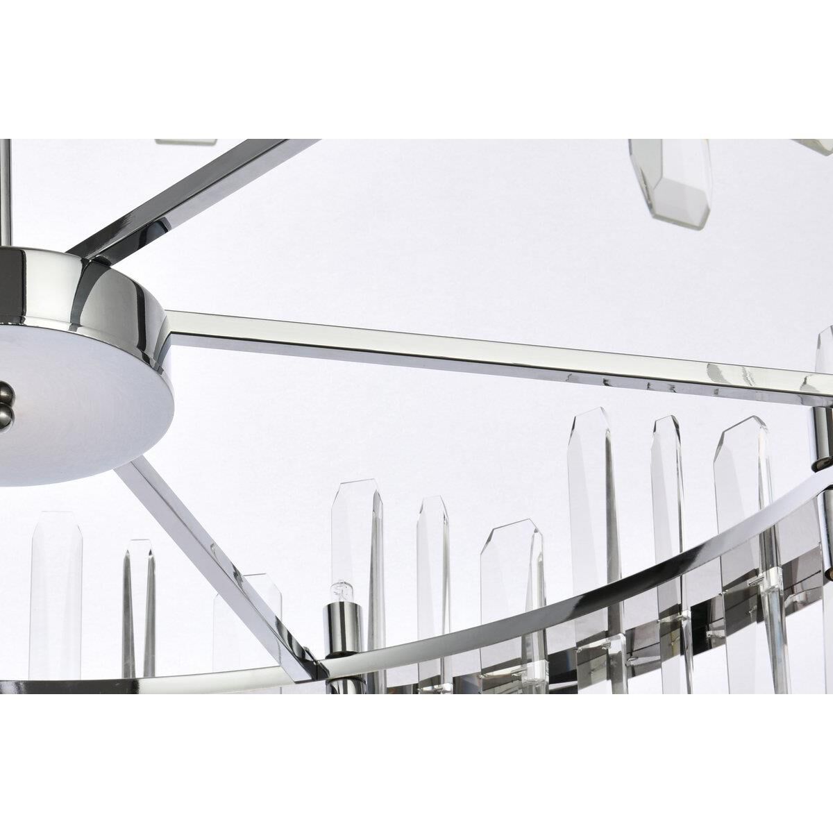 Serena 36 Inch 16 Light Chandelier by Elegant Lighting