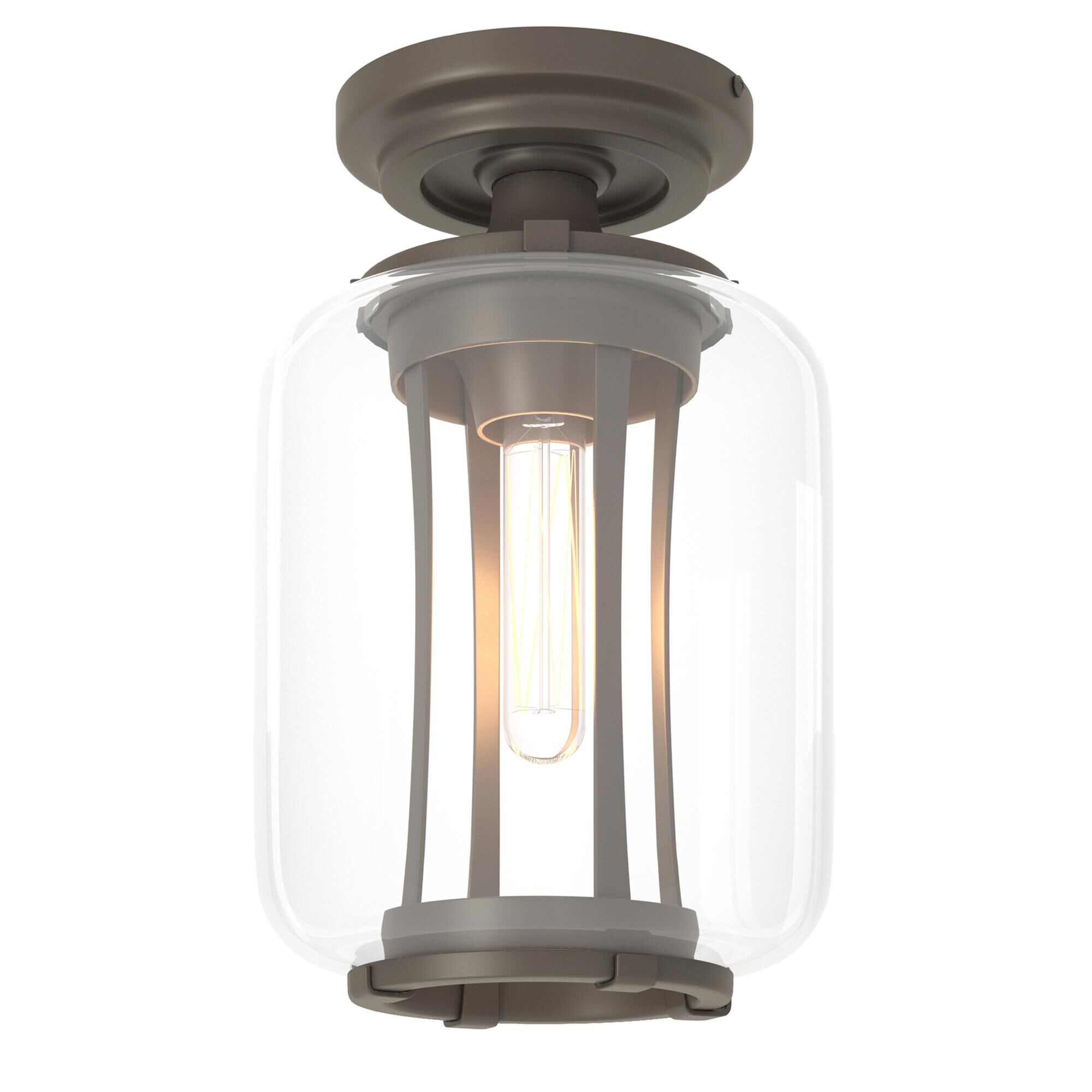 Shown in Coastal Dark Smoke finish and Clear glass