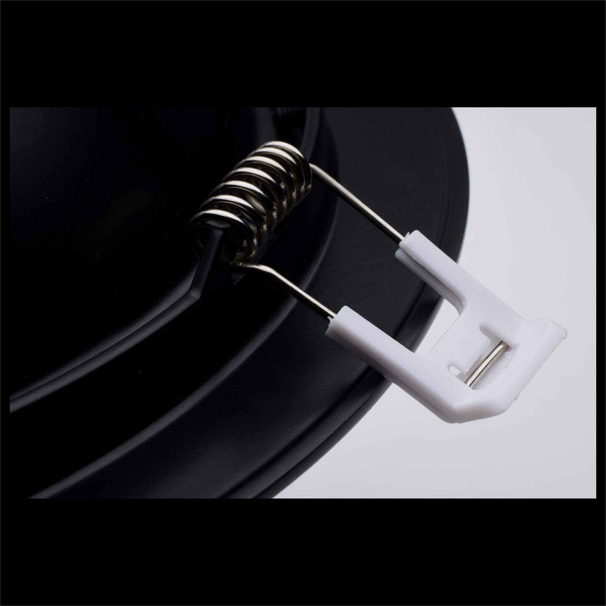 Shown in Black finish