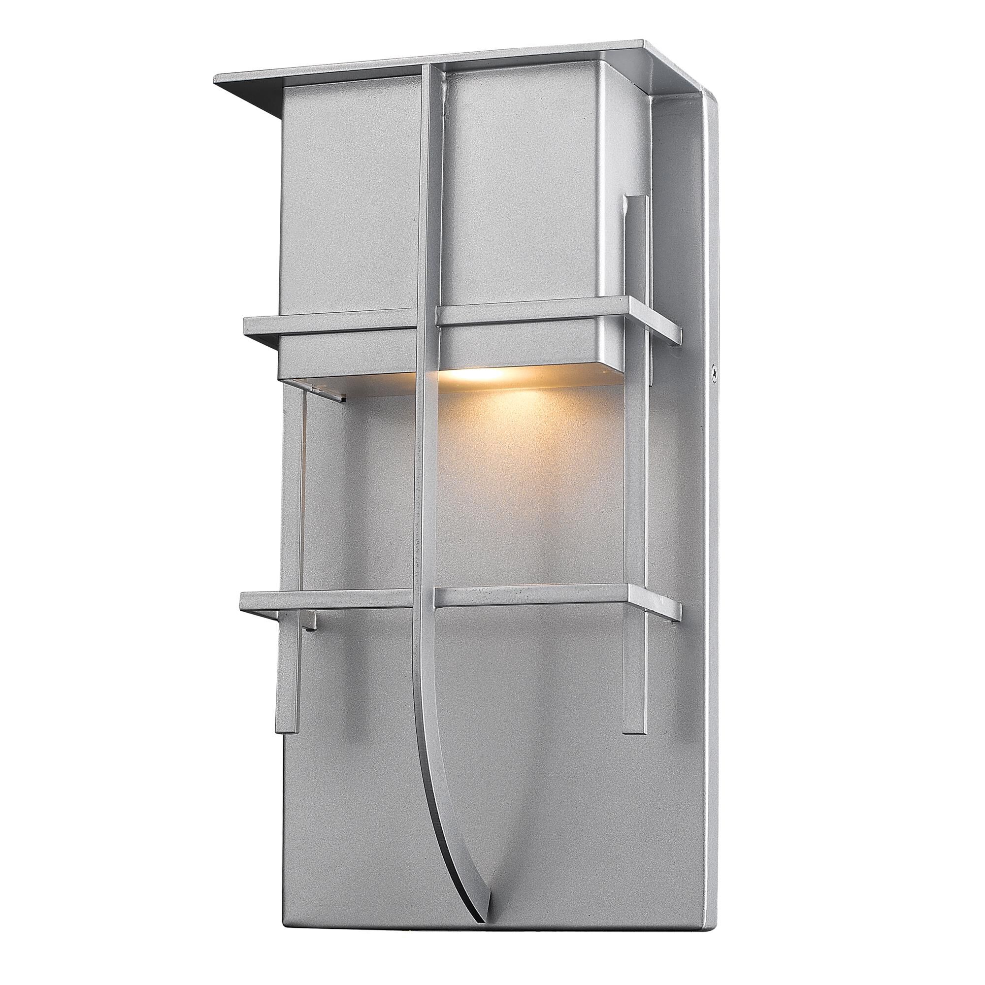 Shown in Silver finish and --- glass and --- shade