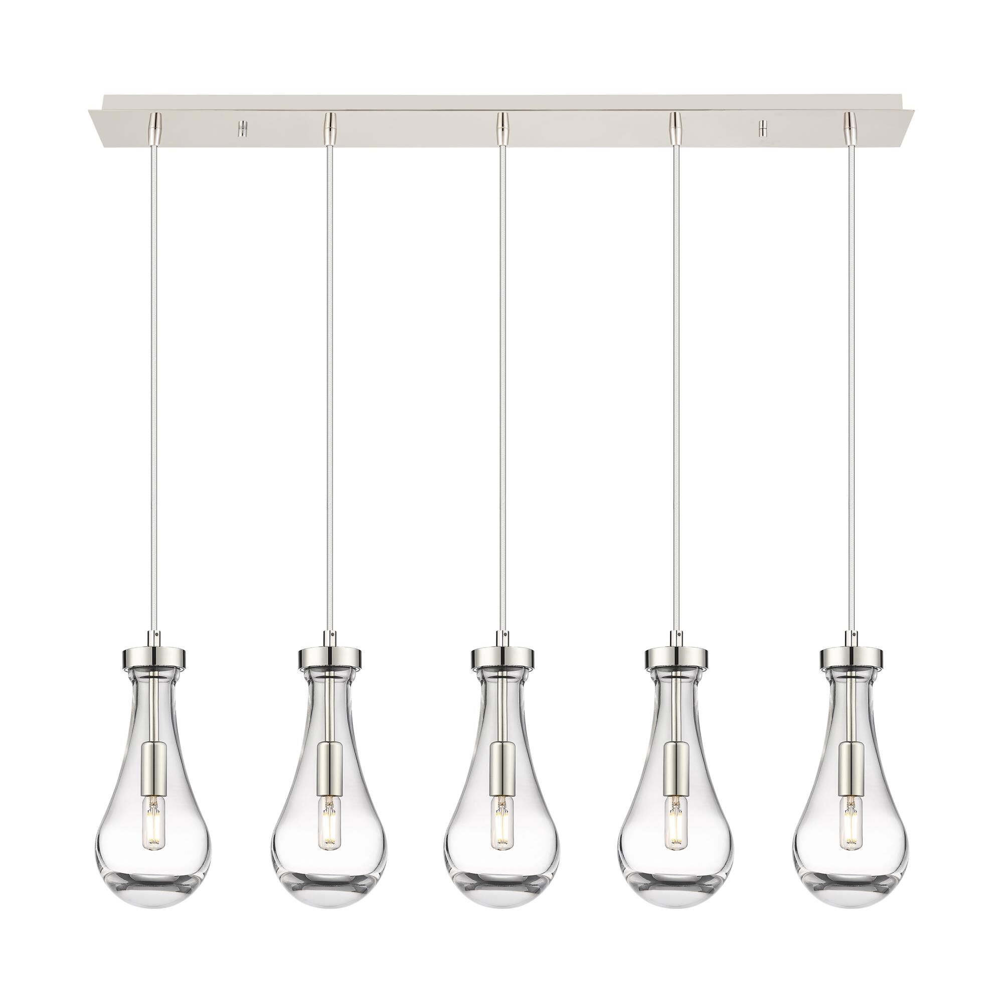 Bruno Marashlian Owego 36 Inch 5 Light Linear Suspension Light by Innovations Lighting