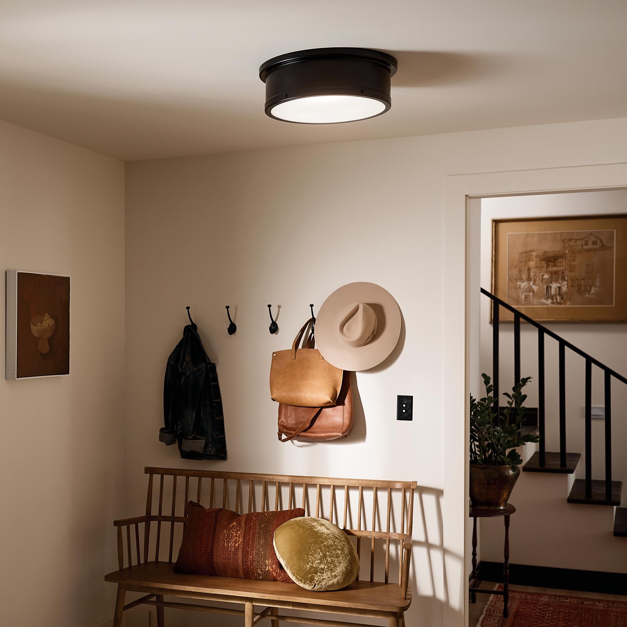 Serca 3 Light Flush Mount by Kichler Lighting