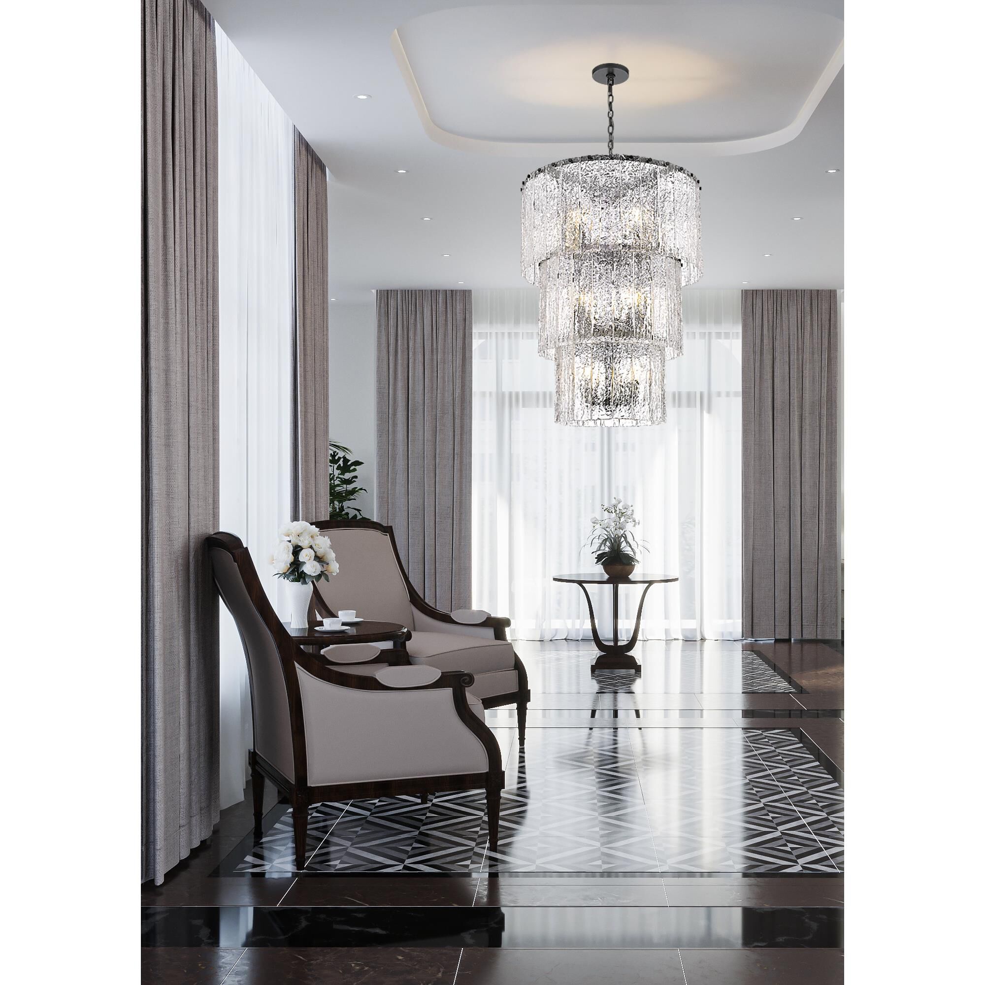 Glacier 28 Inch Chandelier by Z Lite