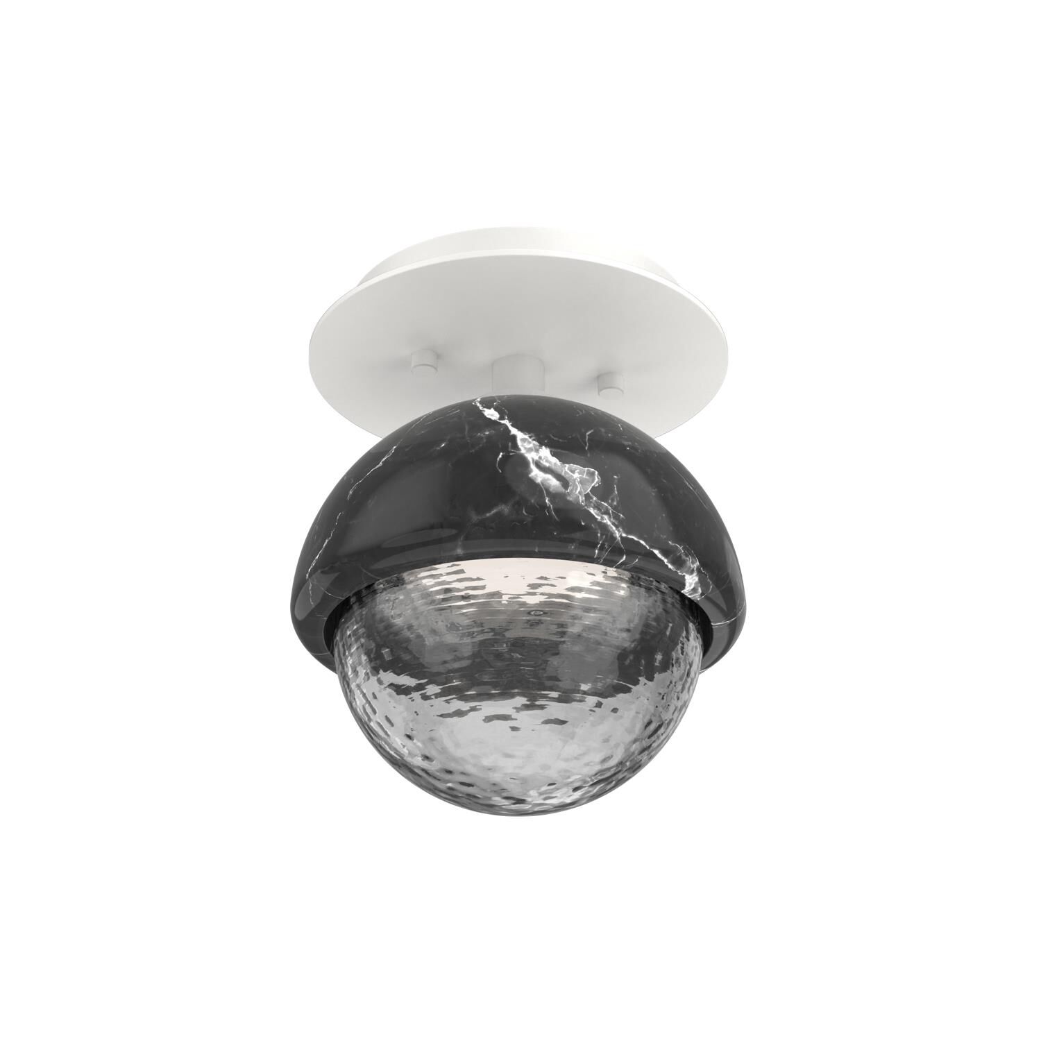 Levi Wilson Cabochon 6 Inch Flush Mount by Hammerton Studio