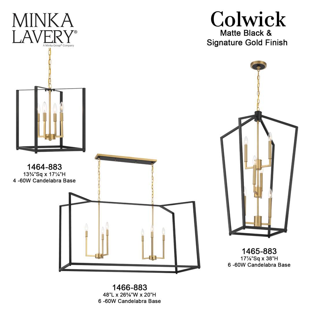 Shown in Coal Black and Signature Brass finish