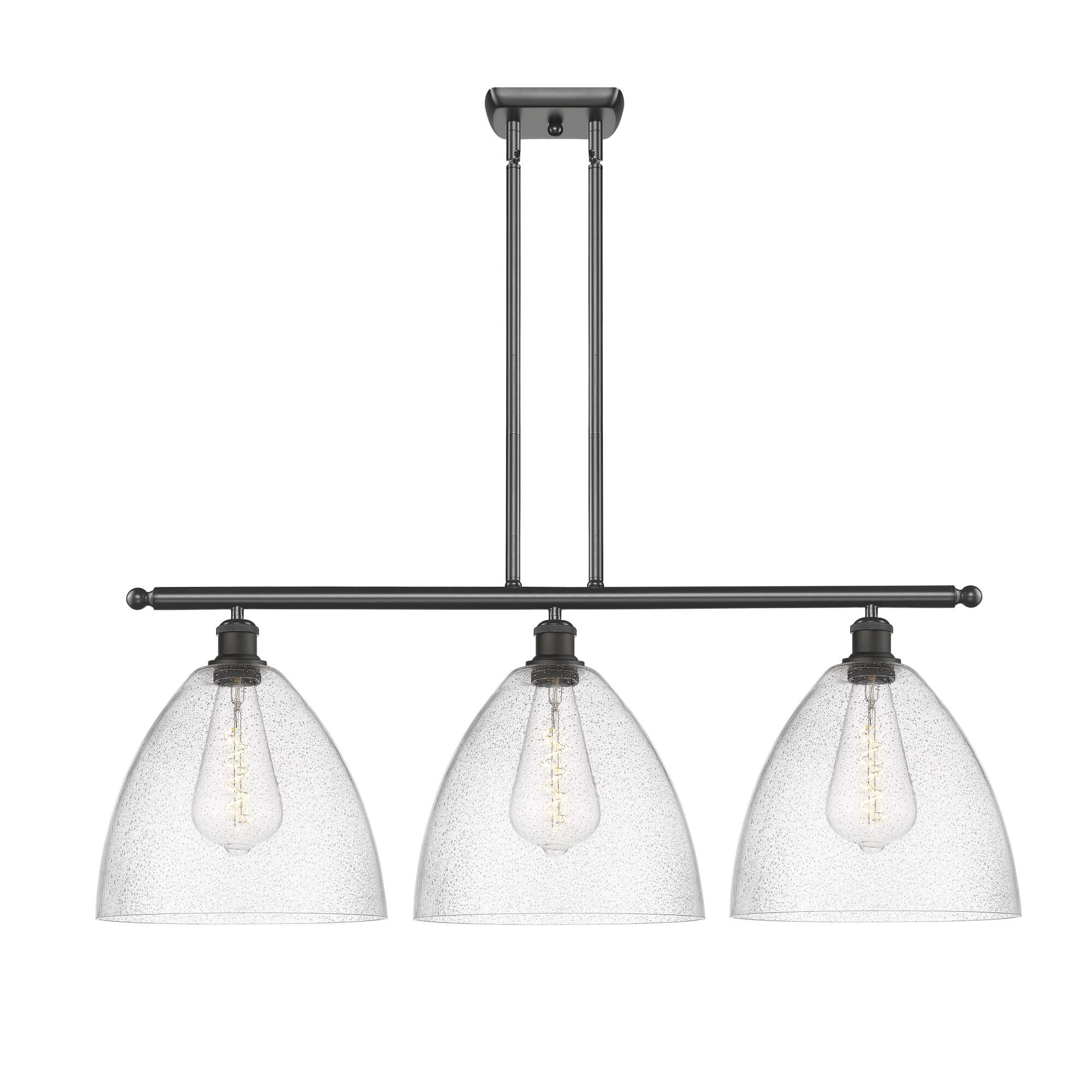 Bruno Marashlian Ballston Dome 38 Inch 3 Light Linear Suspension Light by Innovations Lighting