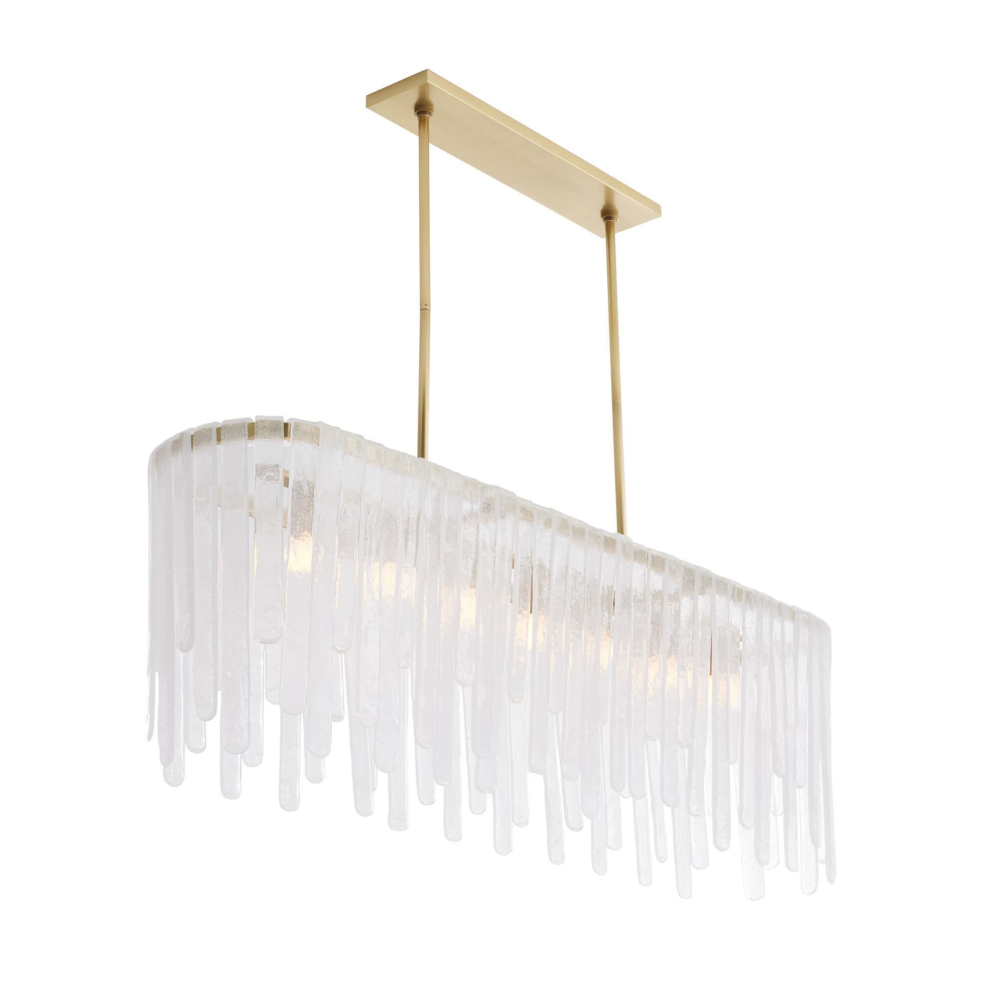 Leighton 51 Inch 7 Light Linear Suspension Light by Arteriors Home