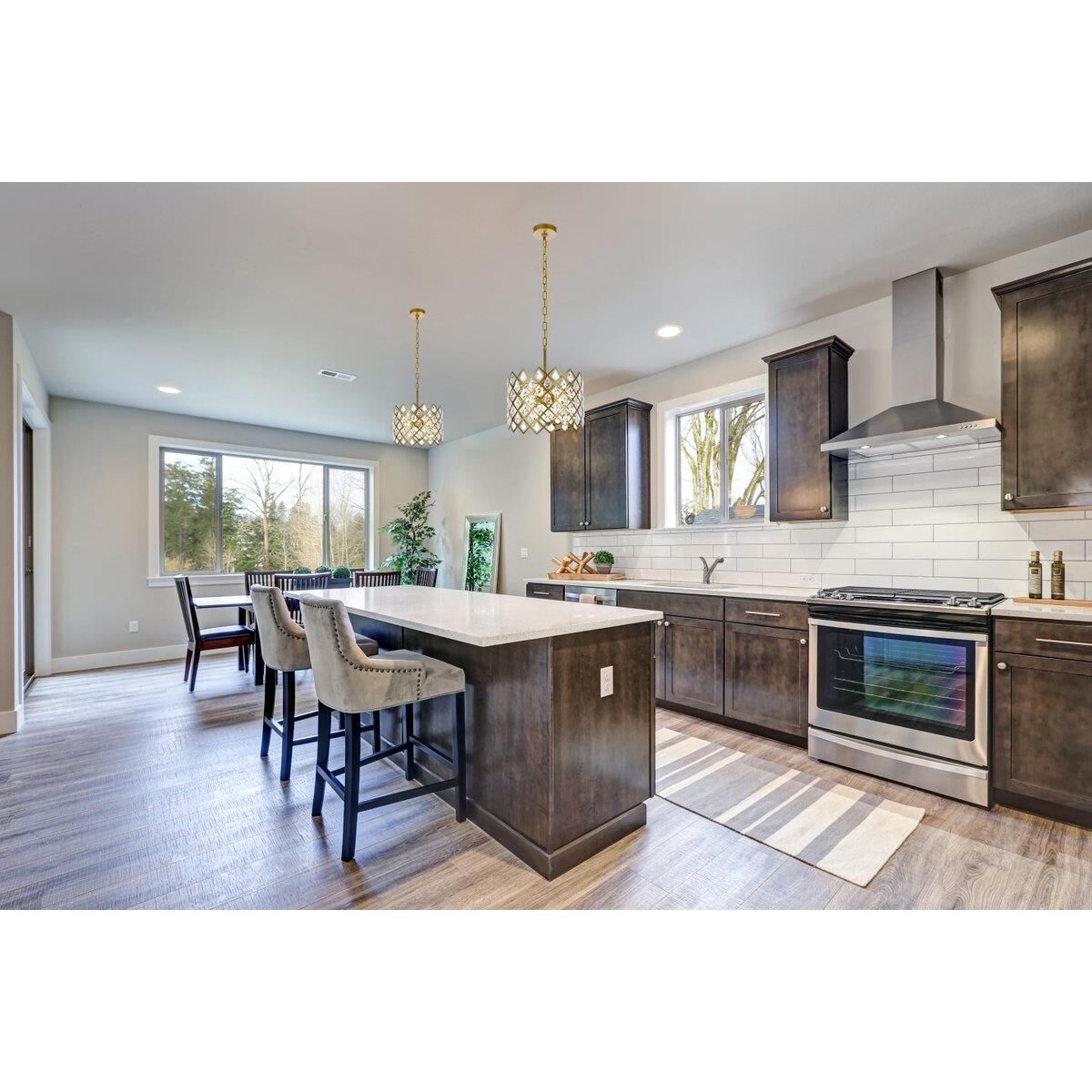 Shown in Brass finish and Royal Cut Clear crystal