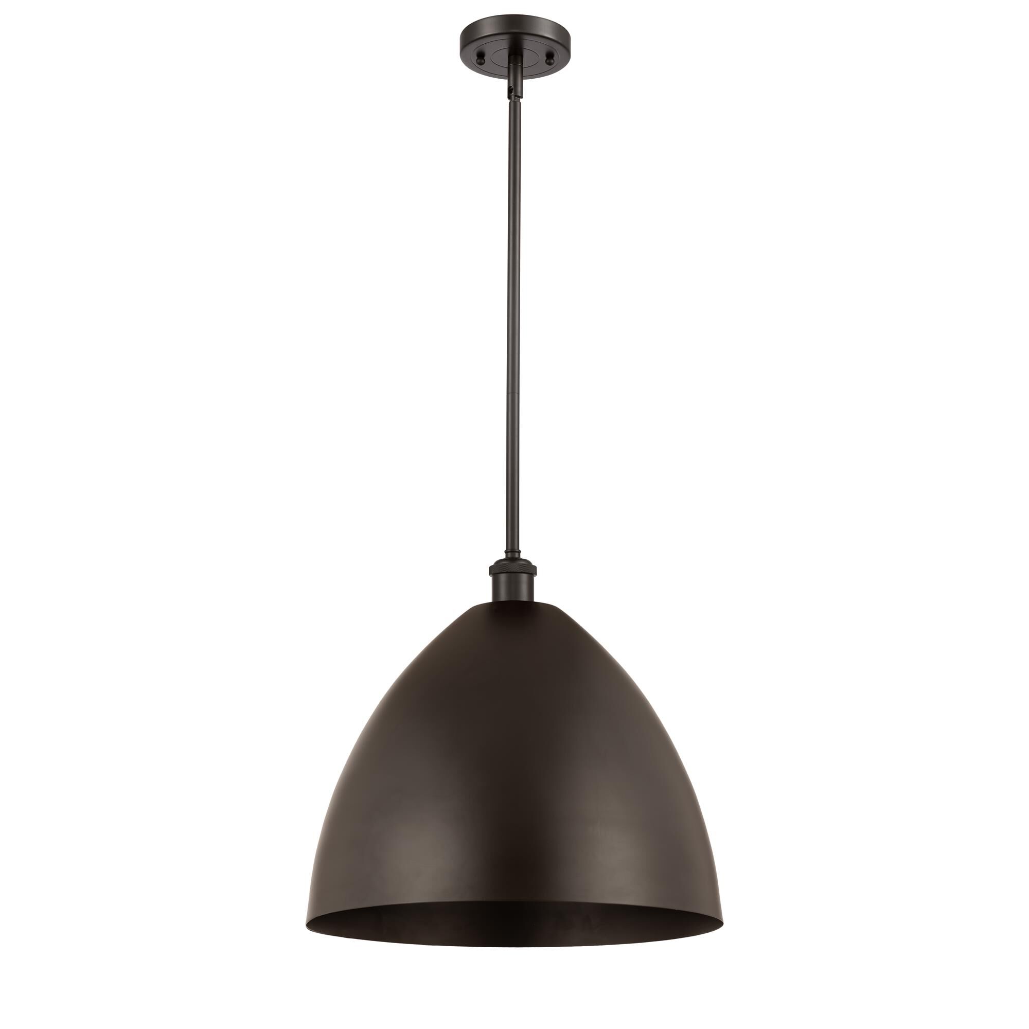 Shown in Oil Rubbed Bronze finish and Oil Rubbed Bronze Ballston Dome shade