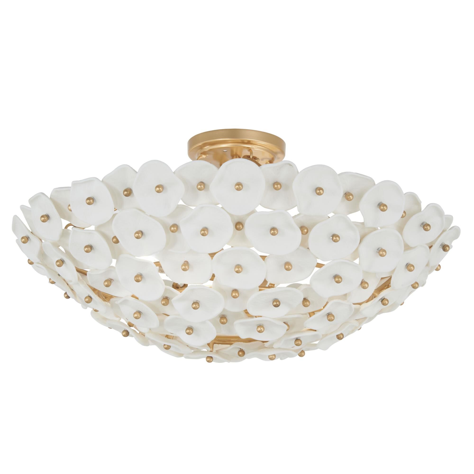 Coastlyn 22 Inch Semi Flush Mount by Metropolitan Lighting