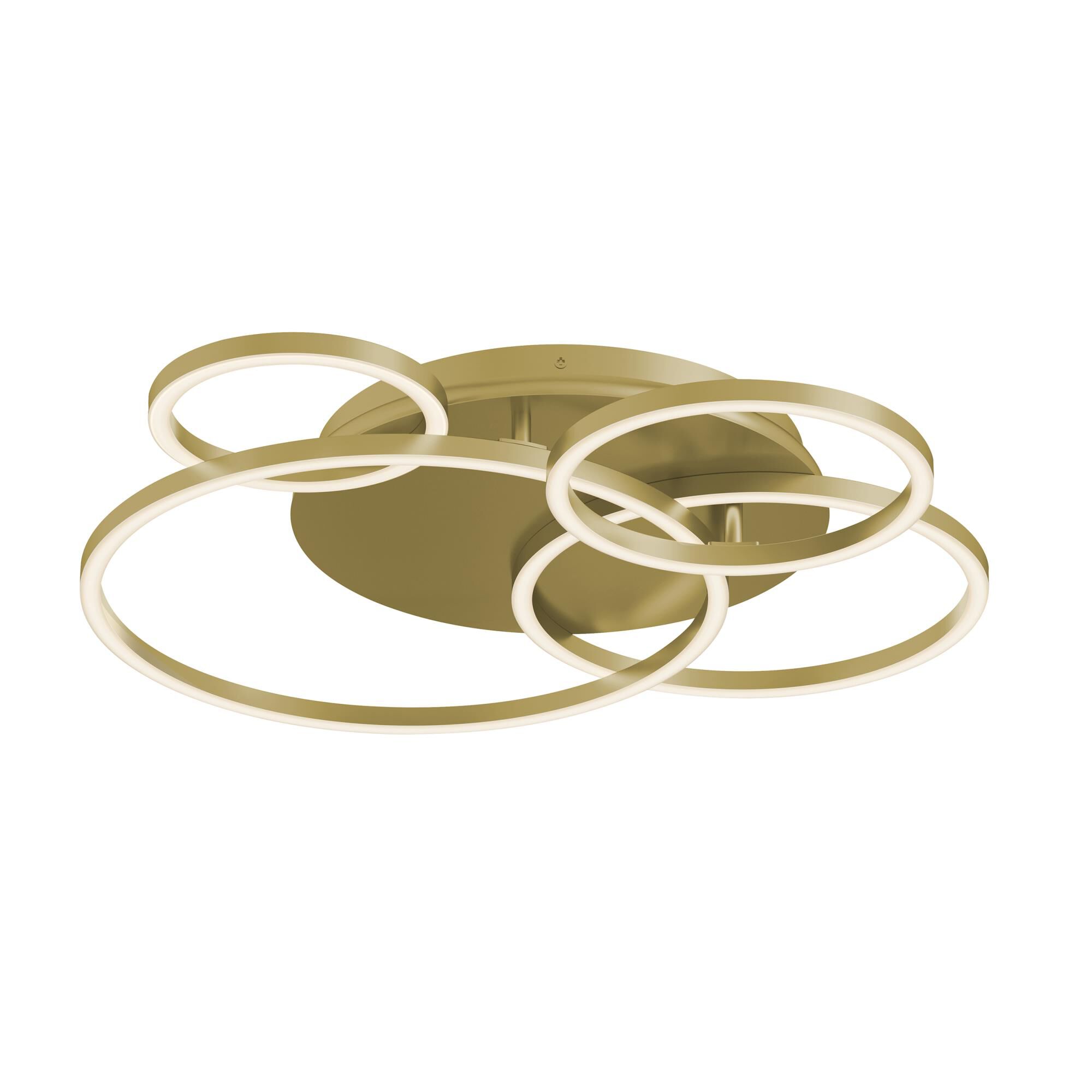 Shown in Light Antique Brass finish and Frosted glass