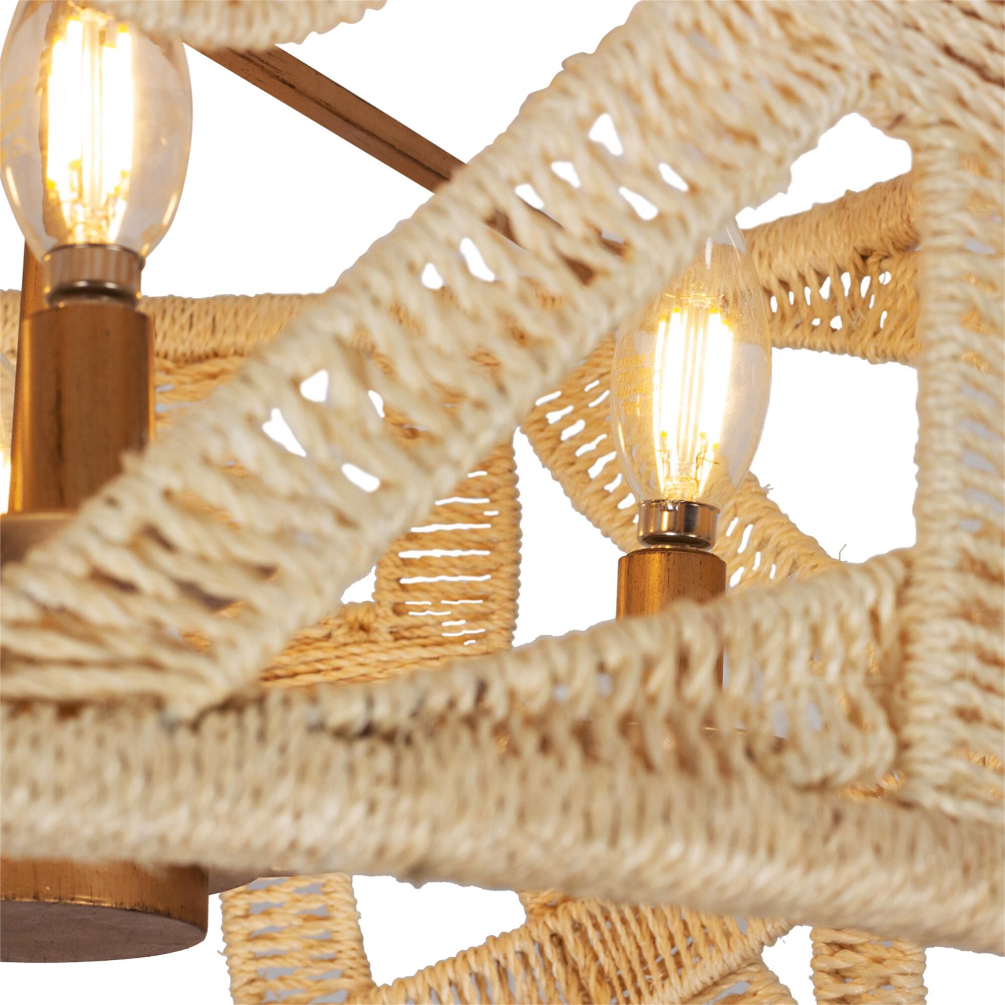 Soga 20 Inch Semi Flush Mount by Kalco Lighting