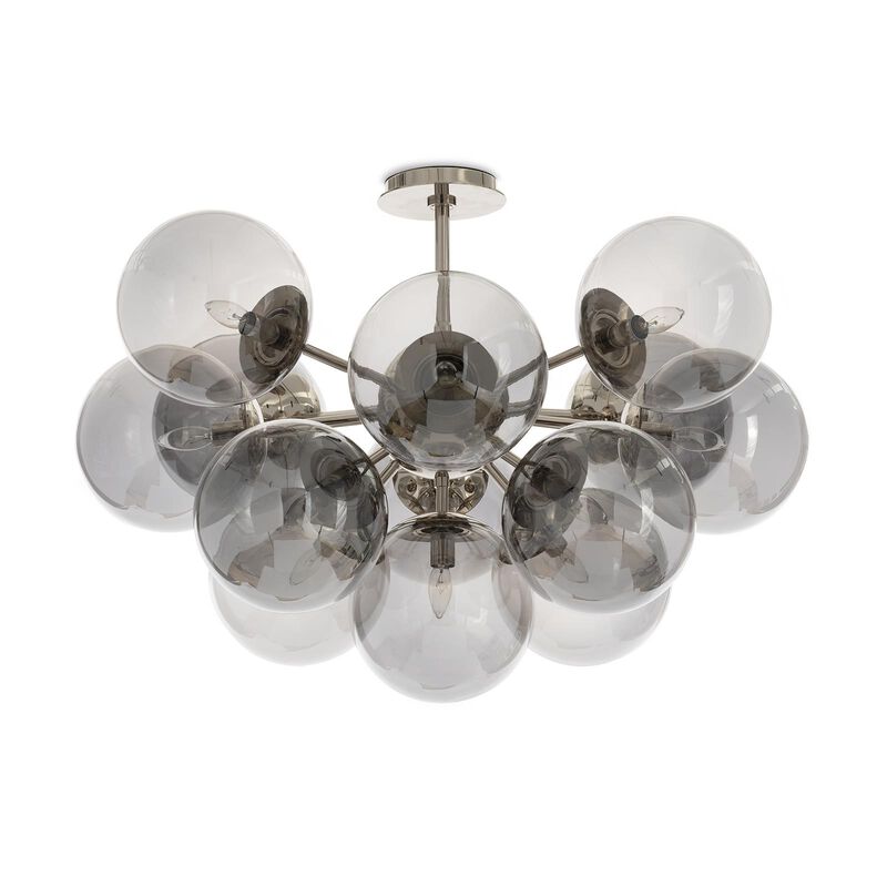 Shine 34 Inch 13 Light Semi Flush Mount by Regina Andrew