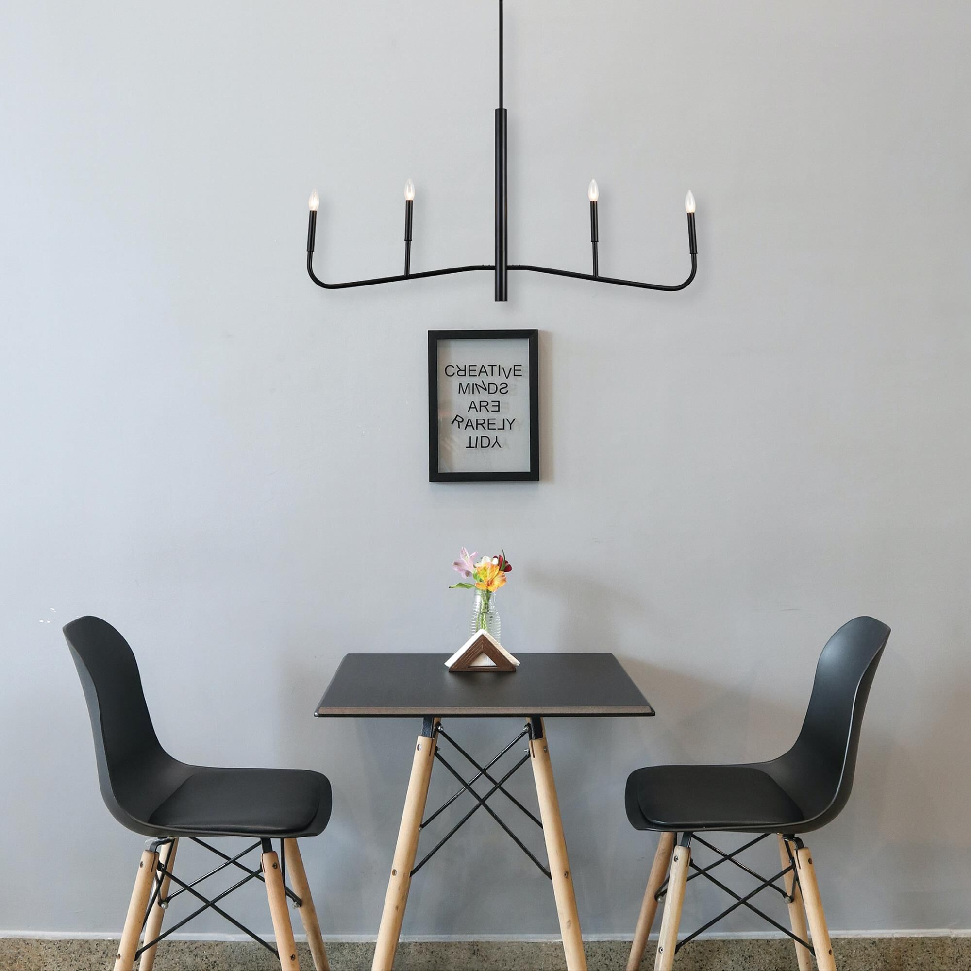 Eleanor 48 Inch 4 Light Chandelier by Dainolite