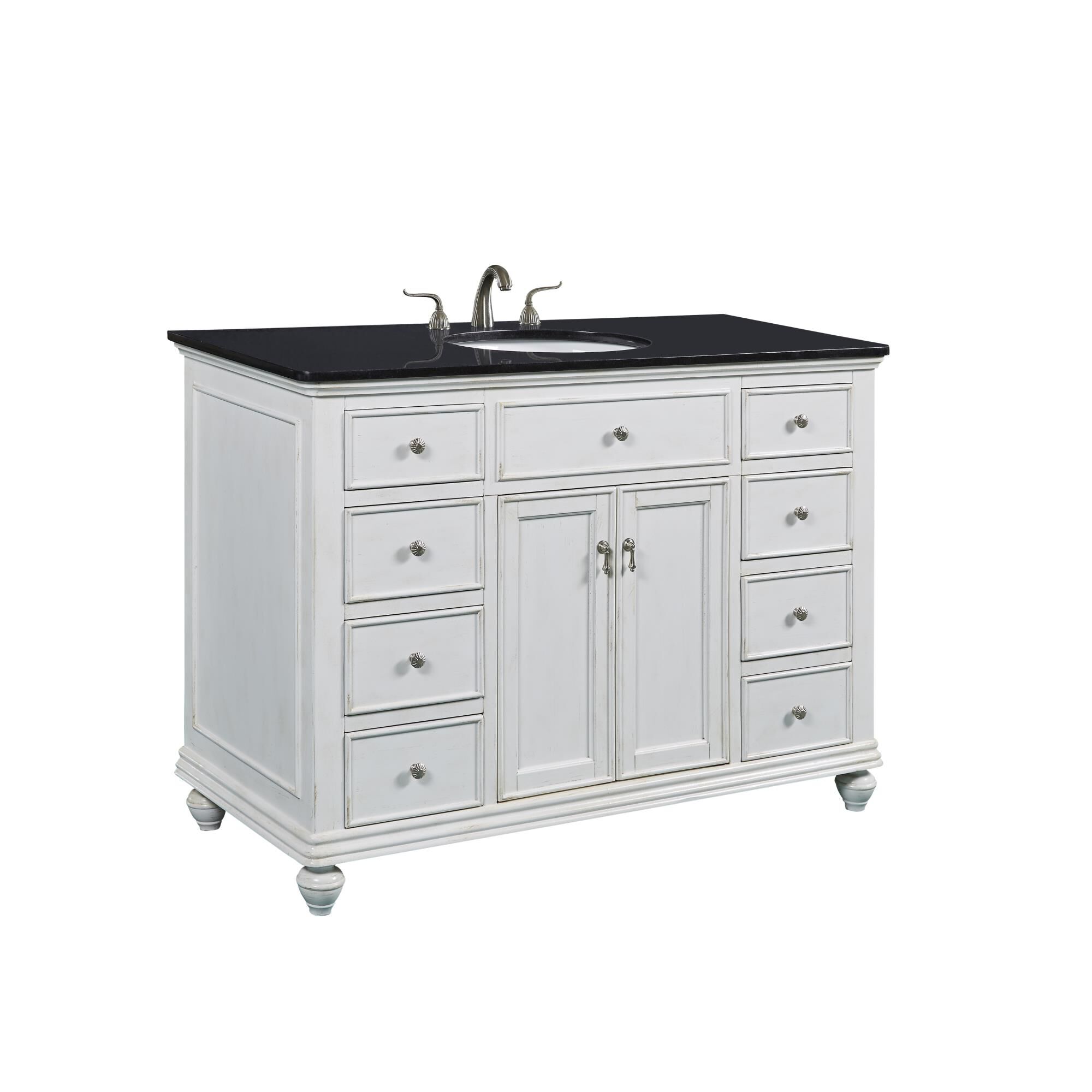 Shown in Antique White finish