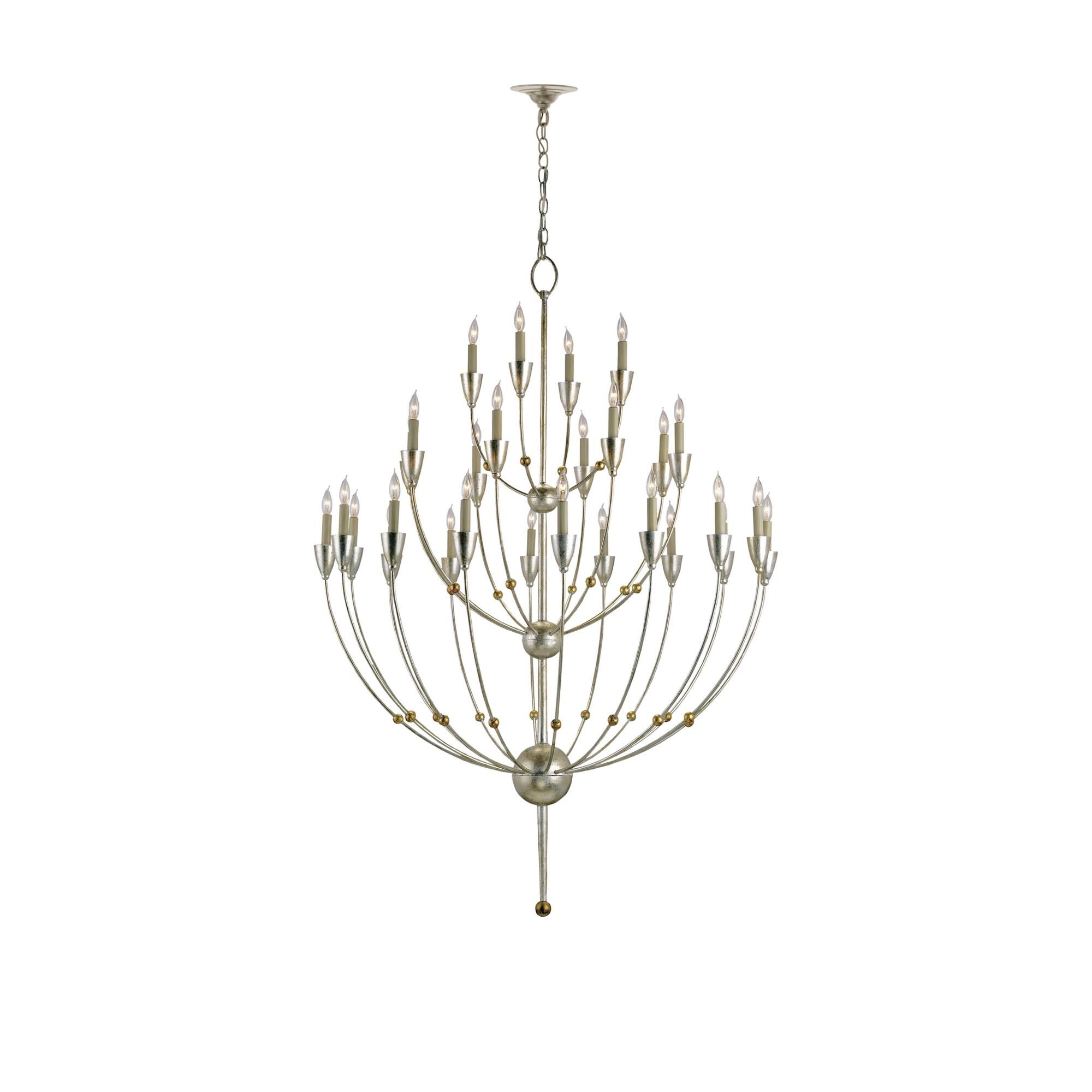 Paradox 42 Inch 28 Light Chandelier by Currey and Company