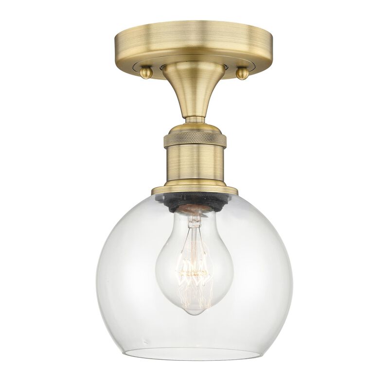 Bruno Marashlian Athens 6 Inch 1 Light Semi Flush Mount by Innovations Lighting