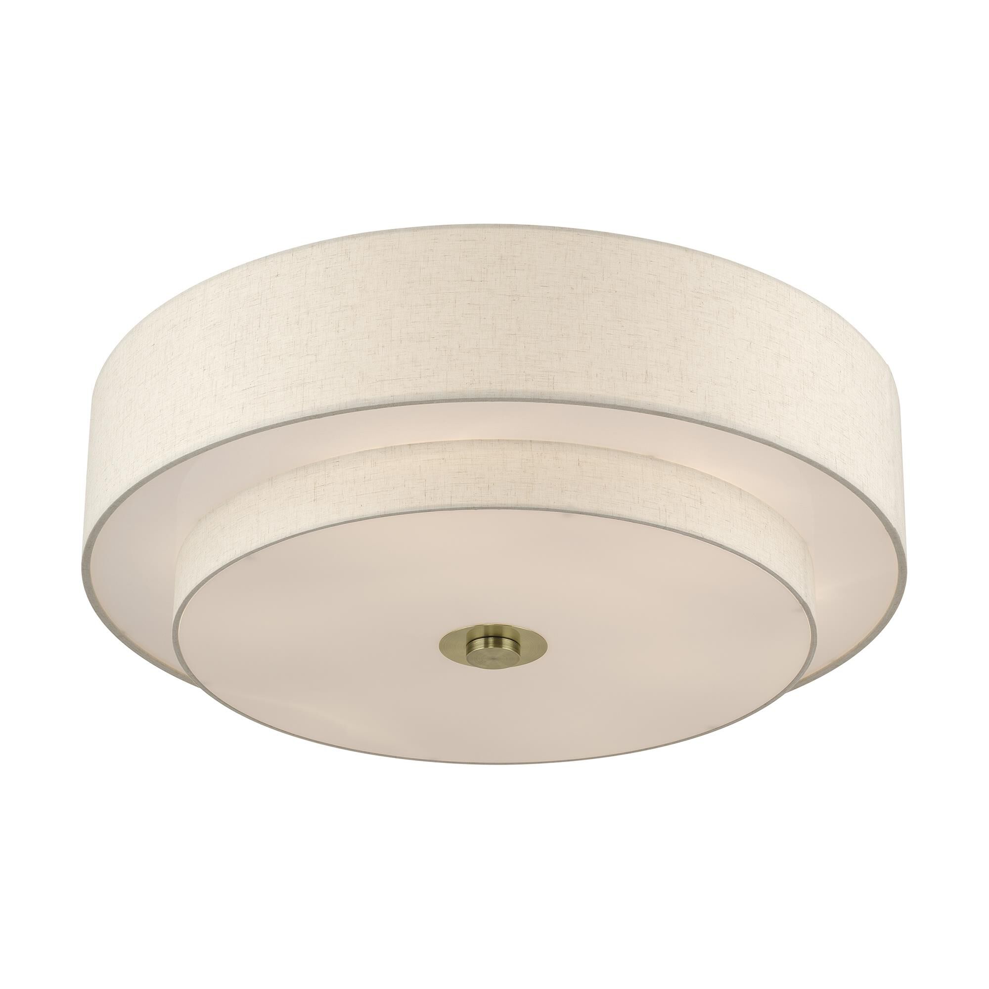 Monroe 30 Inch Semi Flush Mount by Livex Lighting