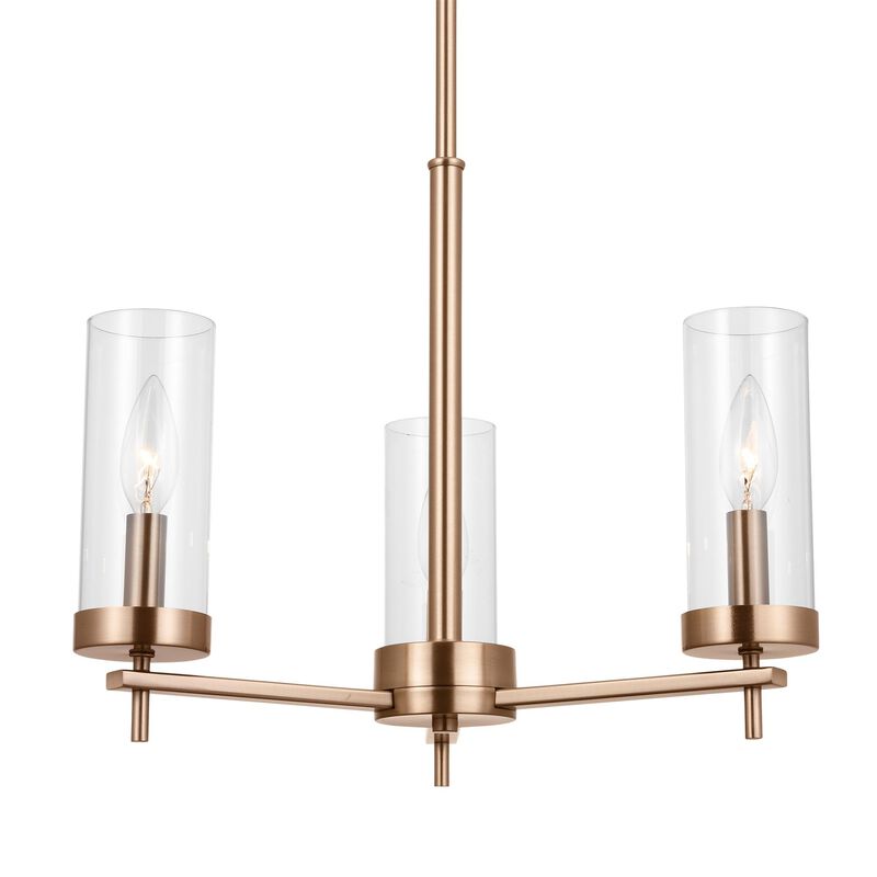 Sean Lavin Zire 18 Inch 3 Light Mini Chandelier by Visual Comfort Studio Collection