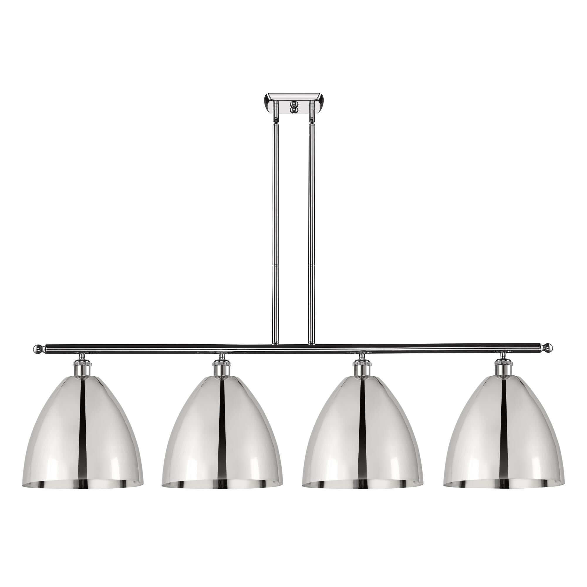 Shown in Polished Chrome finish and Polished Chrome Ballston Dome shade