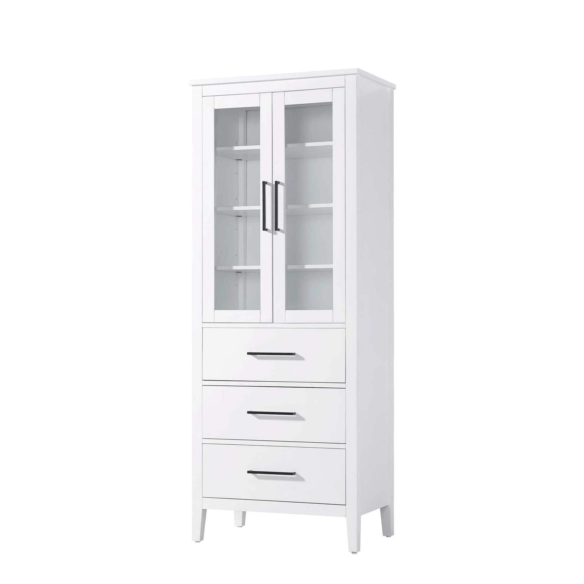 Shown in White finish