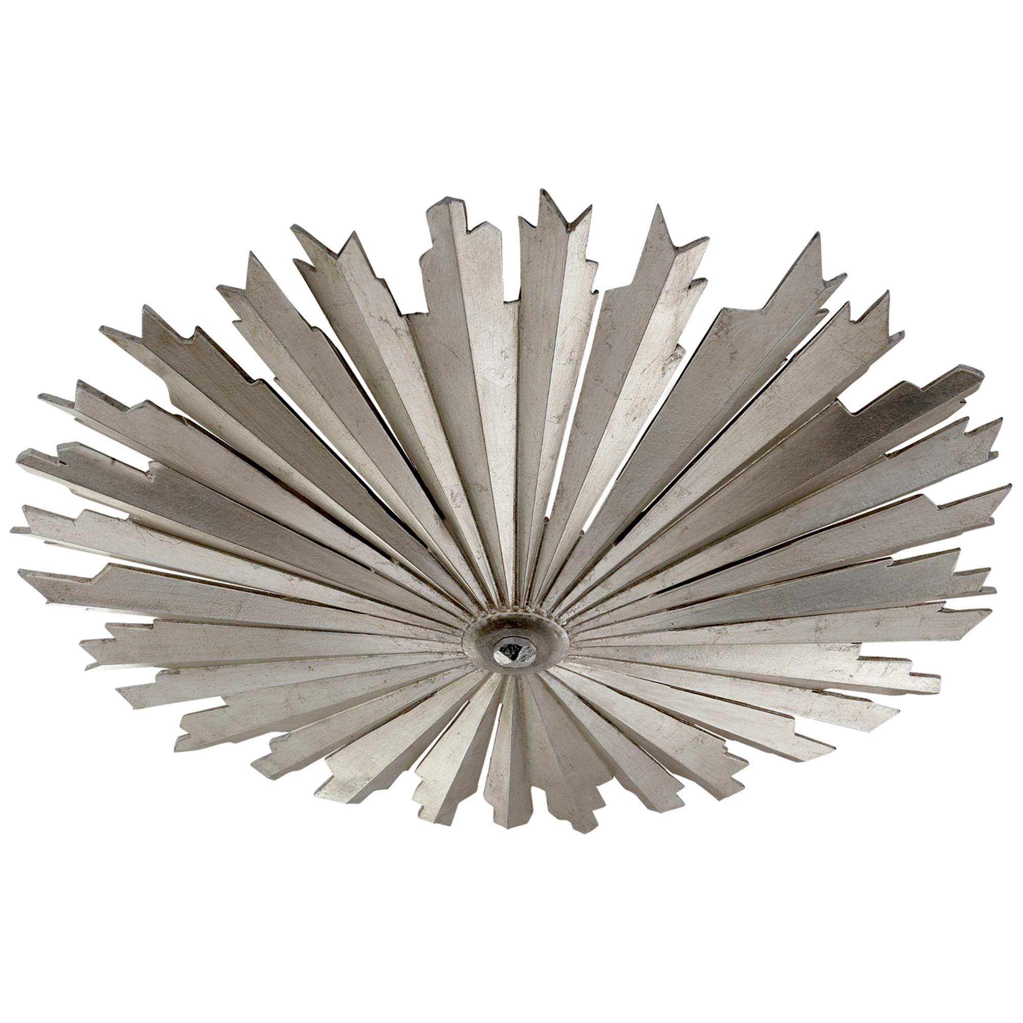 Shown in Burnished Silver Leaf finish and No Glass  glass and NO Shade  shade