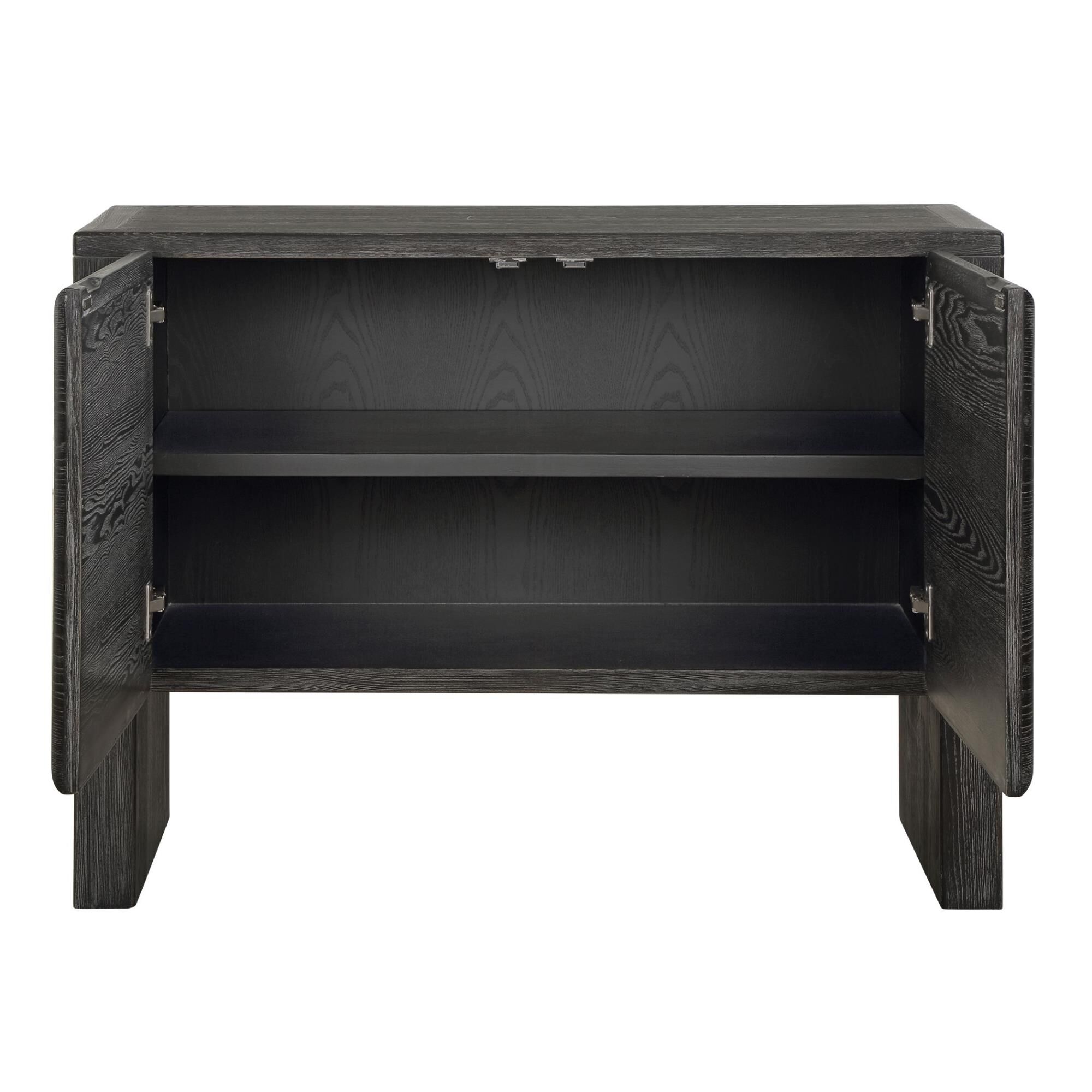 Shown in Black, Woodtone finish