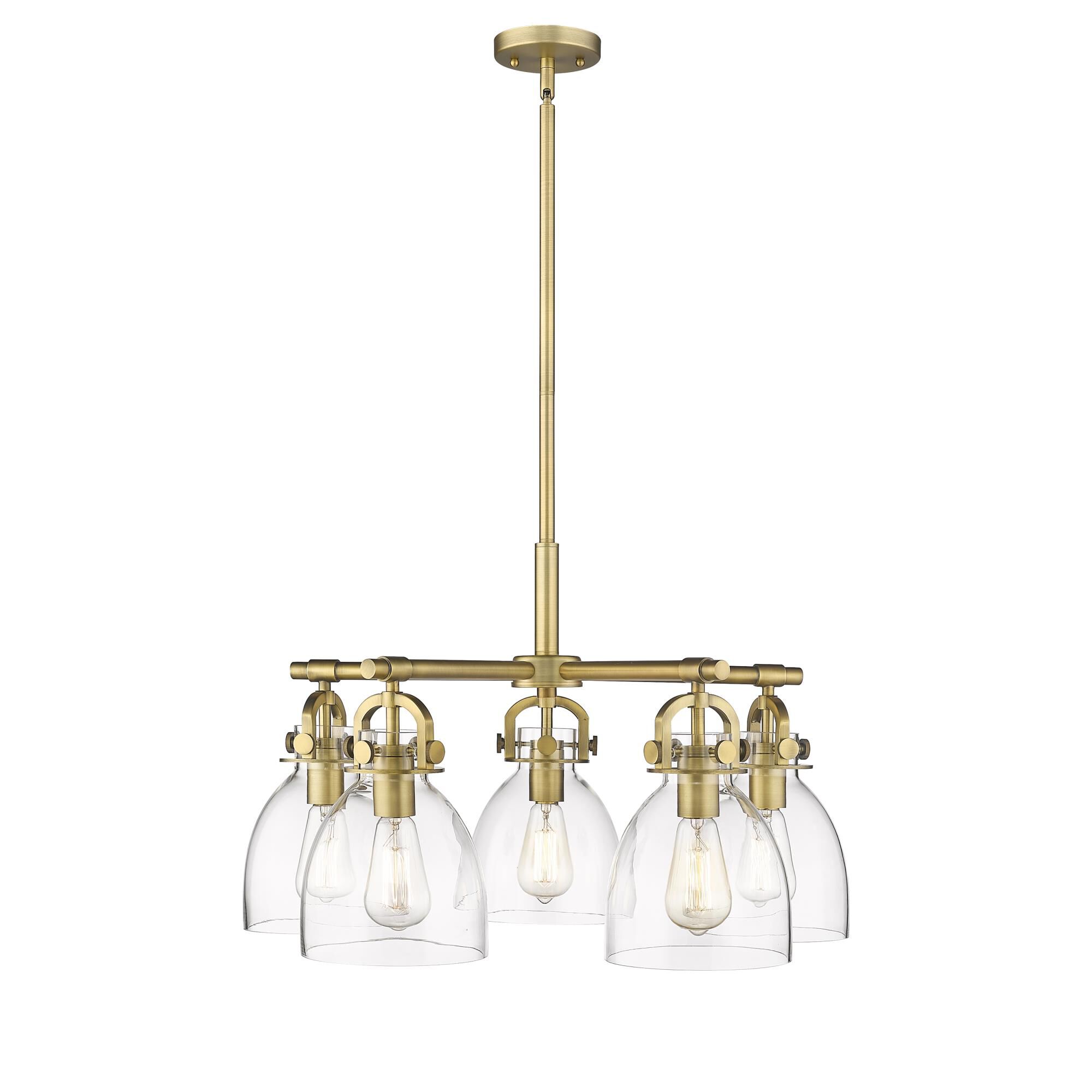 Bruno Marashlian Newton Bell 26 Inch 5 Light Chandelier by Innovations Lighting