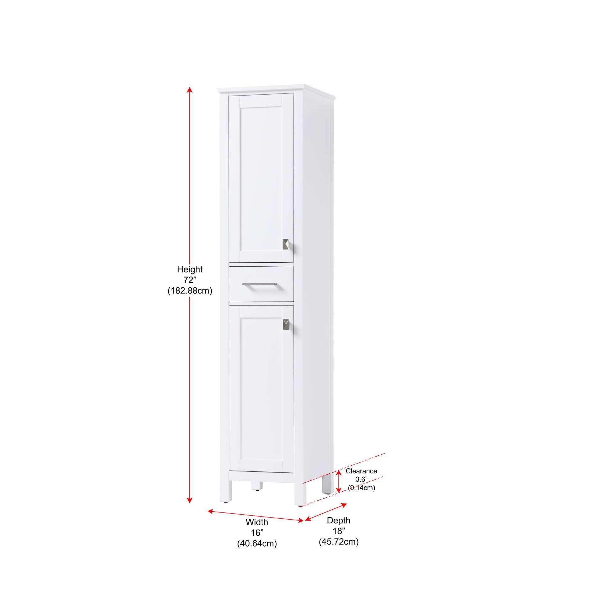 Irene 72 Inch Storage Cabinet by Elegant Decor
