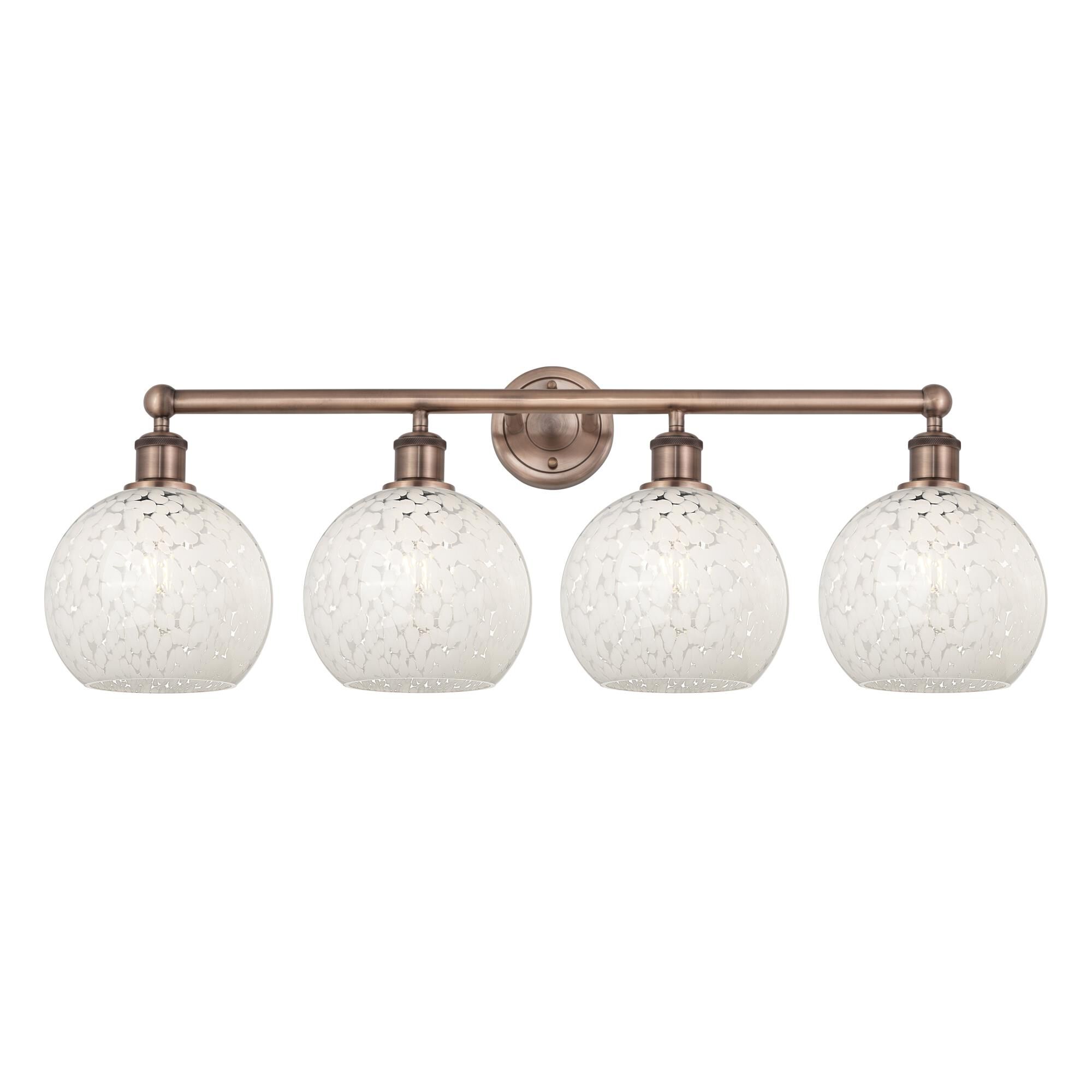 Bruno Marashlian White Mouchette 35 Inch Bath Vanity Light by Innovations Lighting