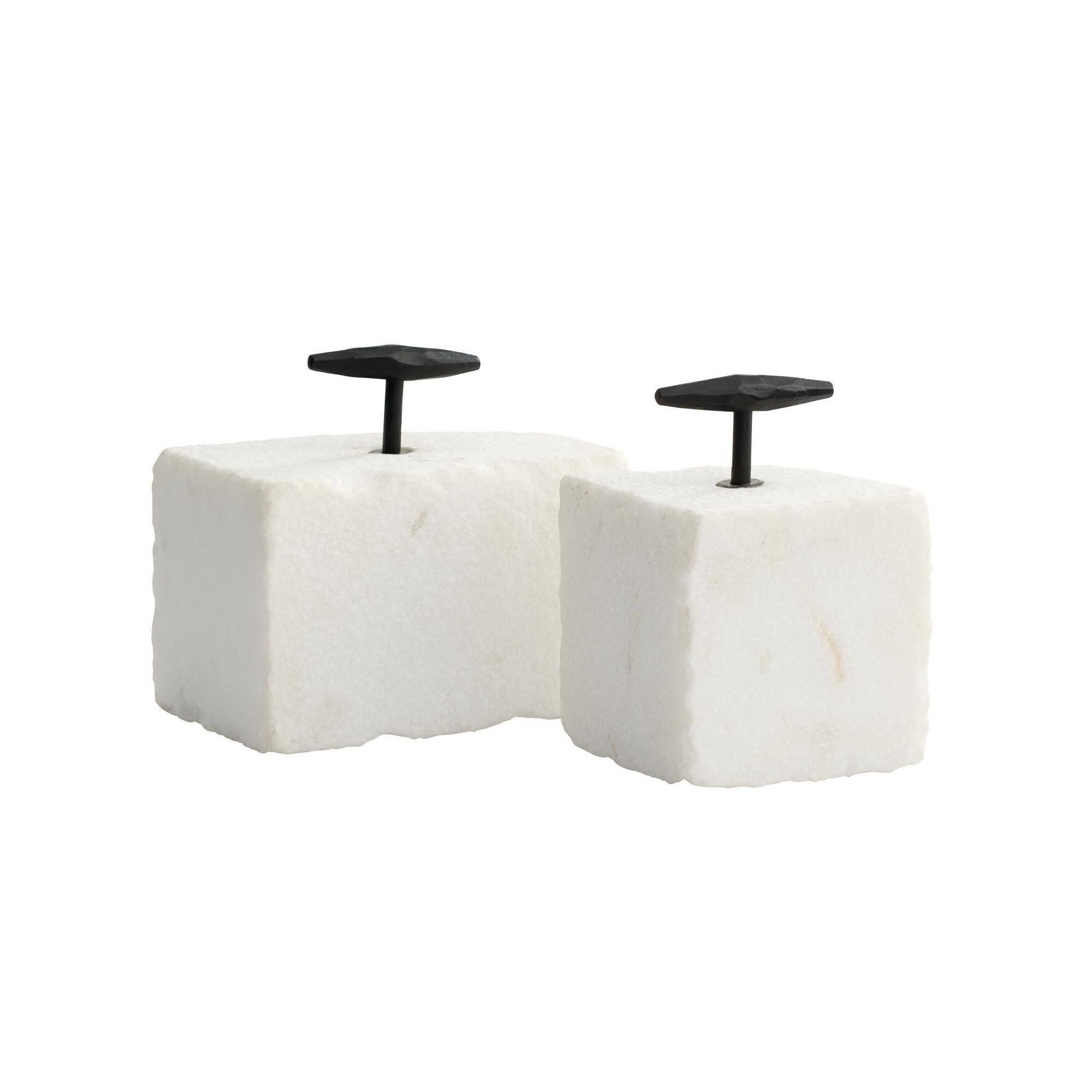 Shown in White and Blackened Iron finish