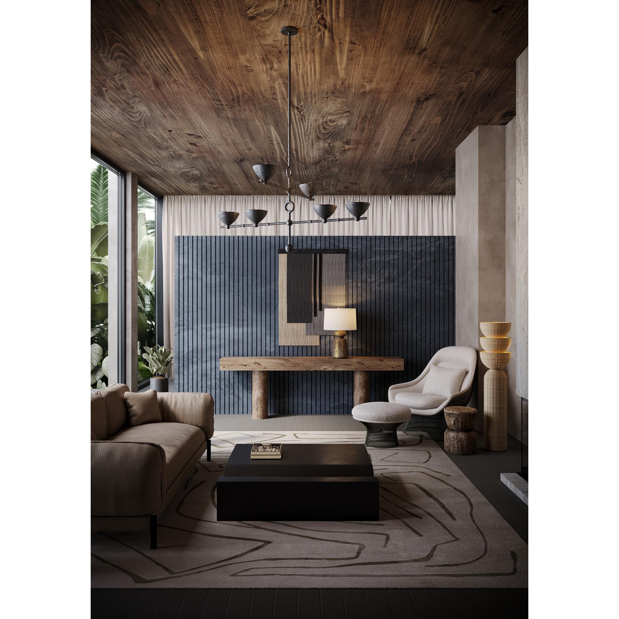 Shown in Black Patina Gold finish