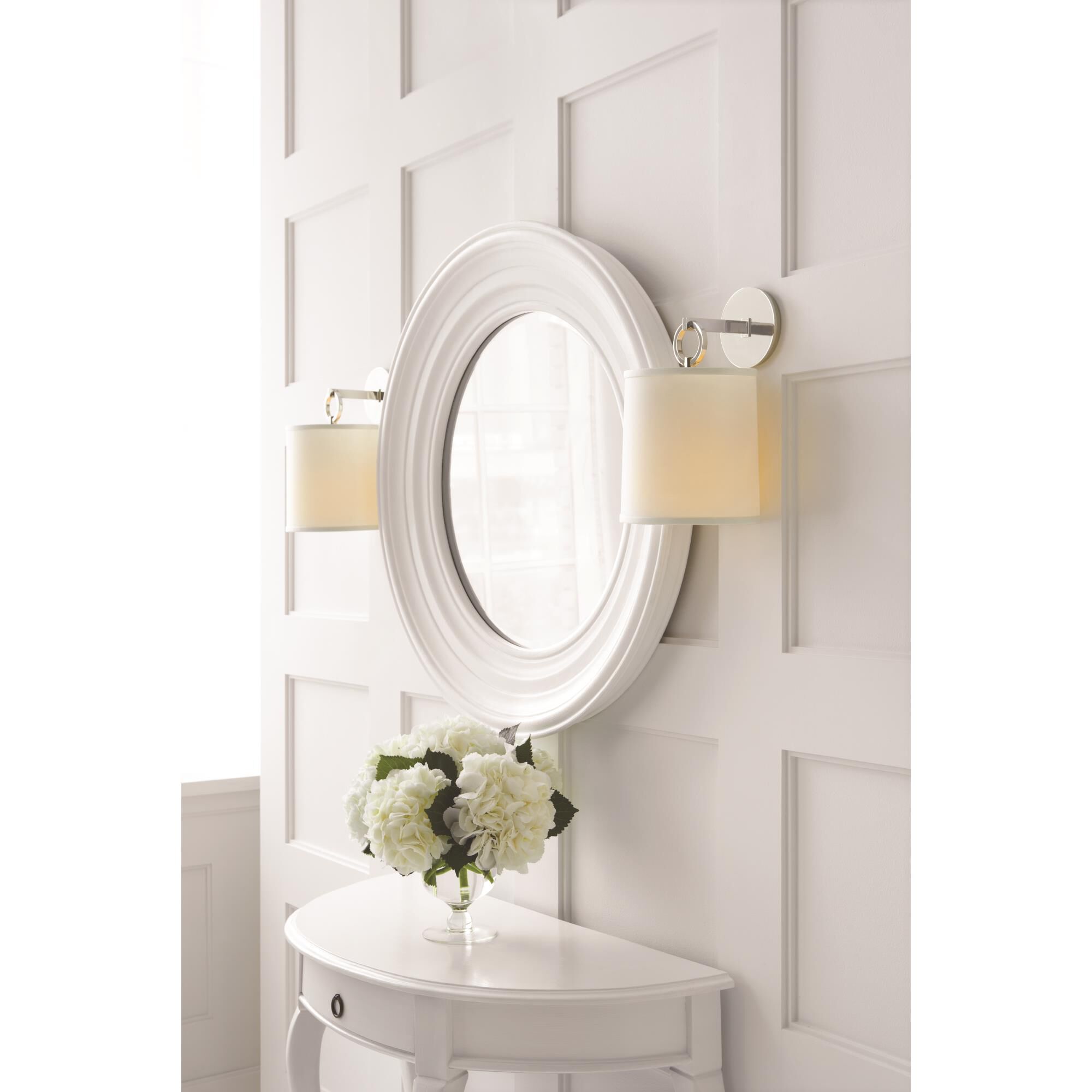 Visual Comfort Signature Collection Barbara Barry French Cuff 14 Inch Wall Sconce