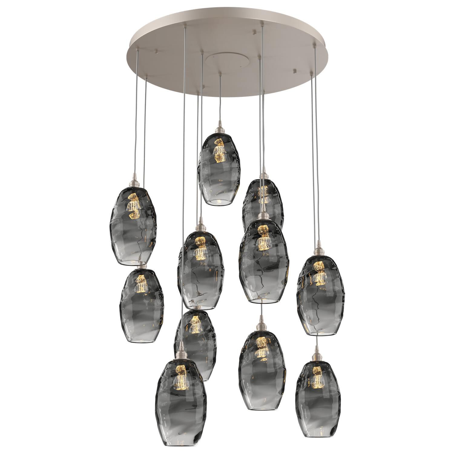 Shown in Metallic Beige Silver finish and Optic Smoke glass