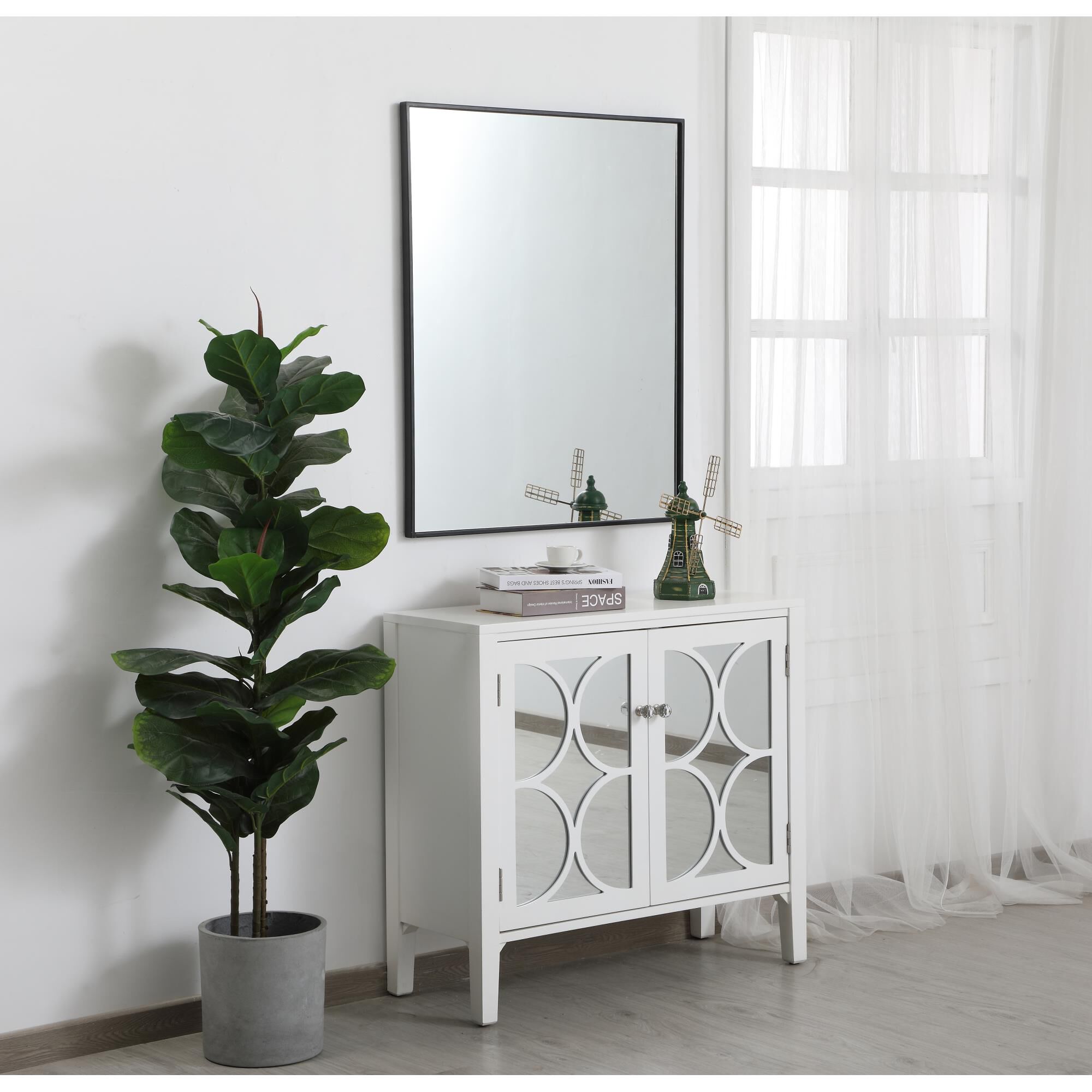 Shown in Black finish