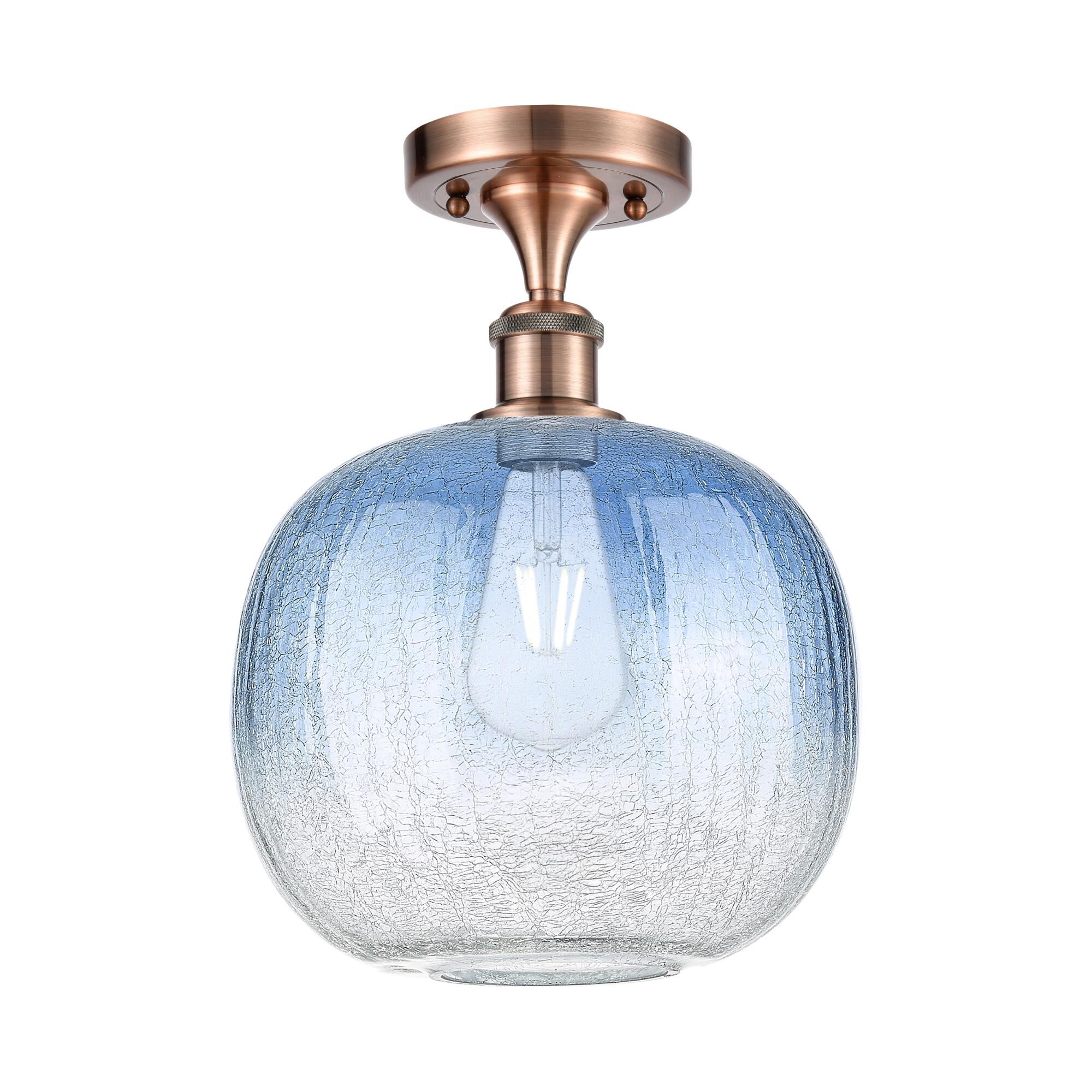 Bruno Marashlian Brookhaven Sphere 11 Inch Semi Flush Mount by Innovations Lighting