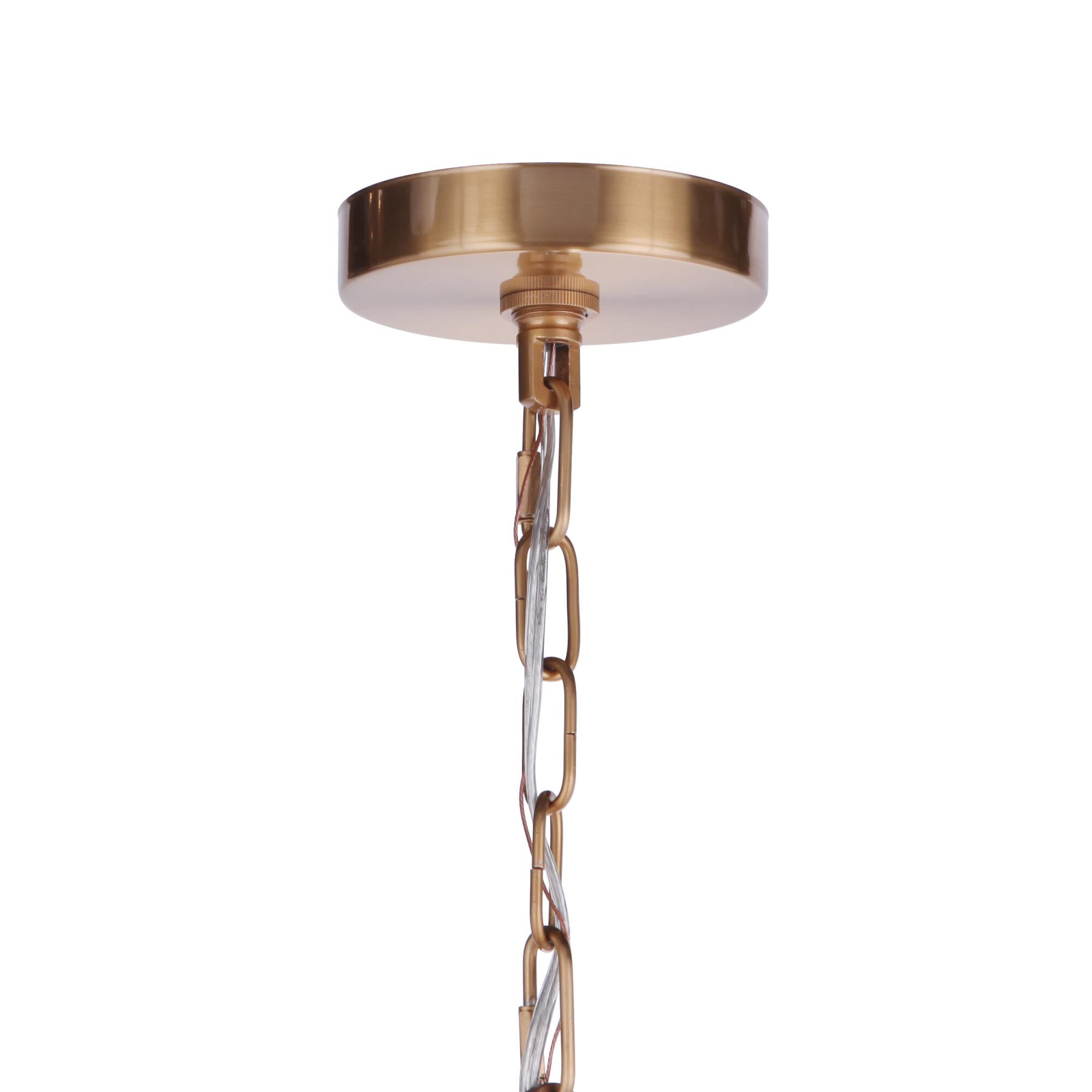 Larrson 20 Inch 8 Light Mini Chandelier by Craftmade