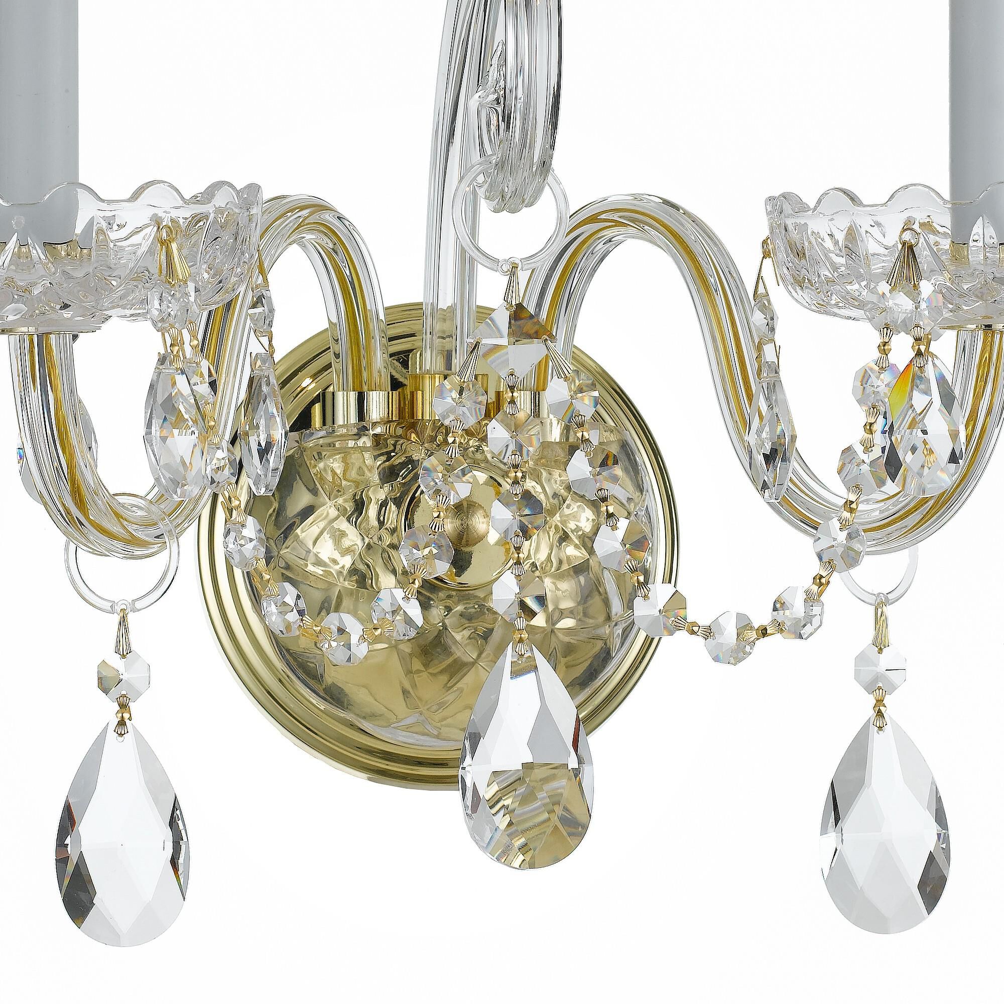 Shown in Polished Brass finish and Swarovski Strass Crystal crystal