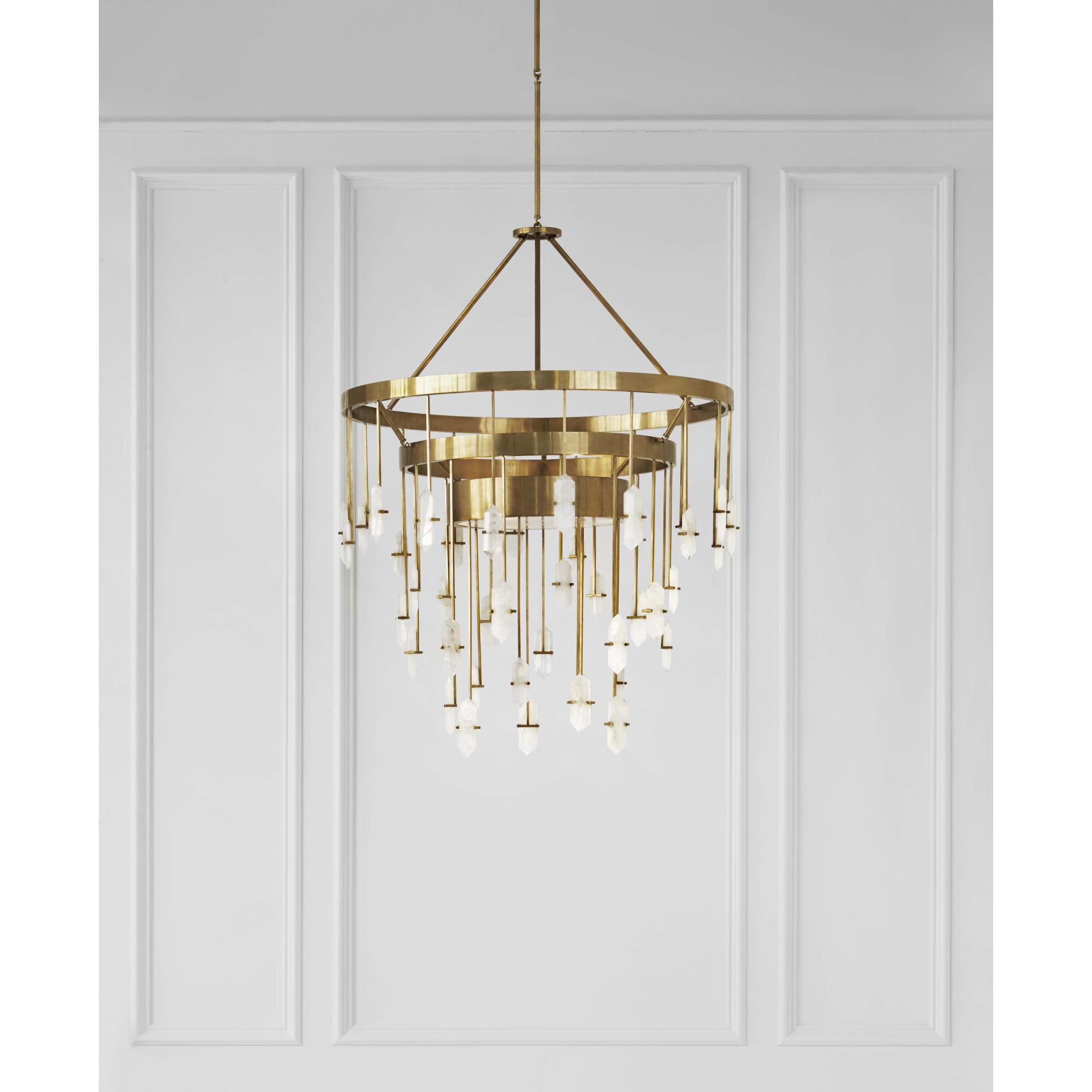 Kelly Wearstler Halcyon 36 Inch 6 Light Chandelier by Visual Comfort Signature Collection