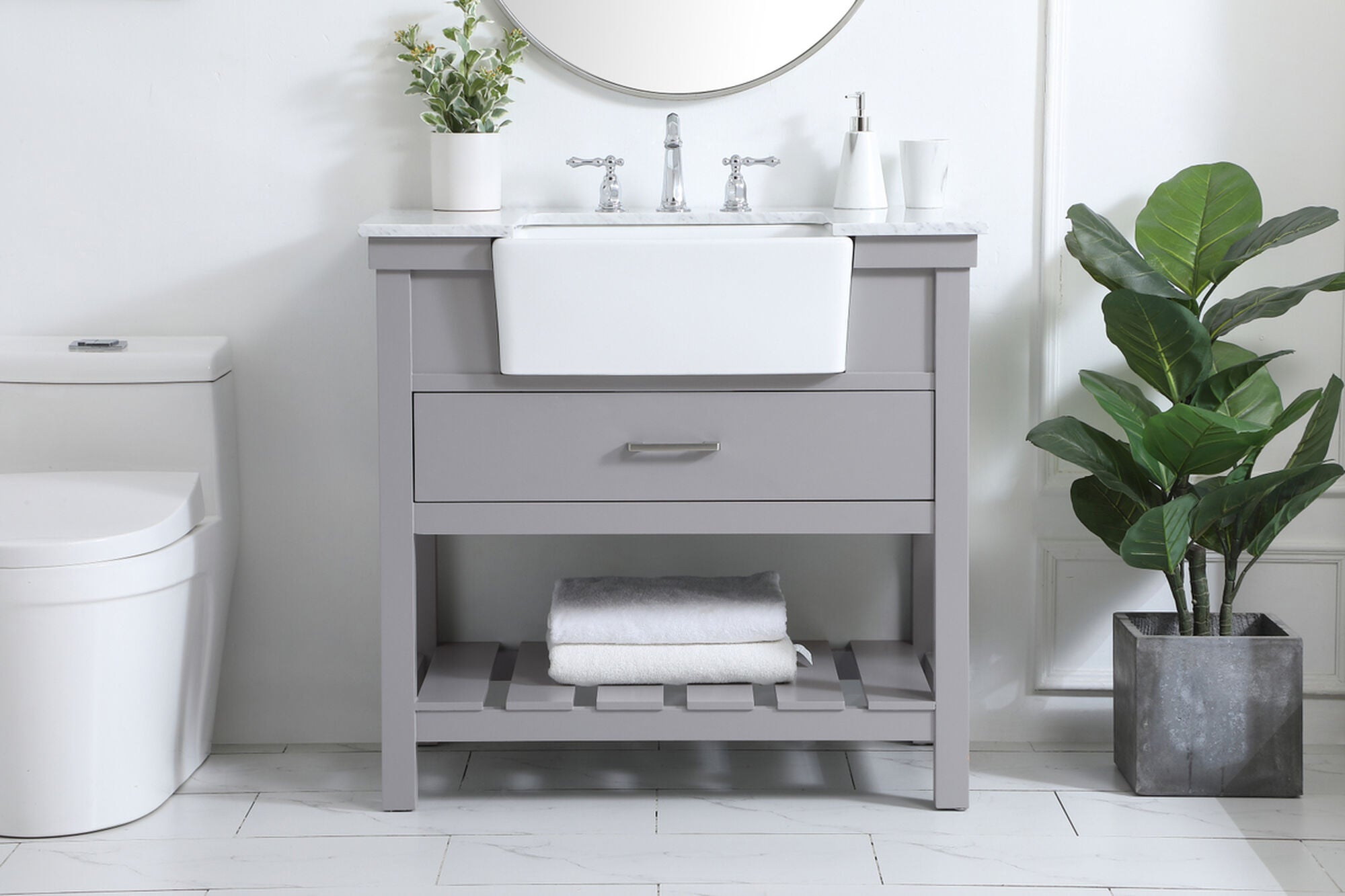 Clement 22 Inch Bath Vanity Cabinet,