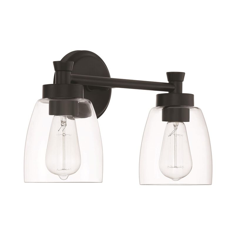 Henning 15 Inch 2 Light Bath Vanity Light by Craftmade