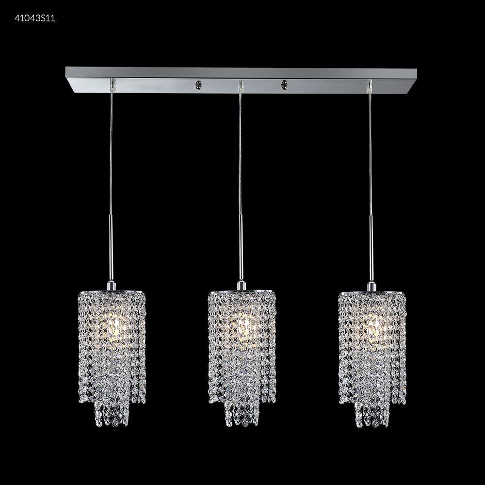 Contemporary Collection 32 Inch 3 Light Mini Chandelier by James R. Moder